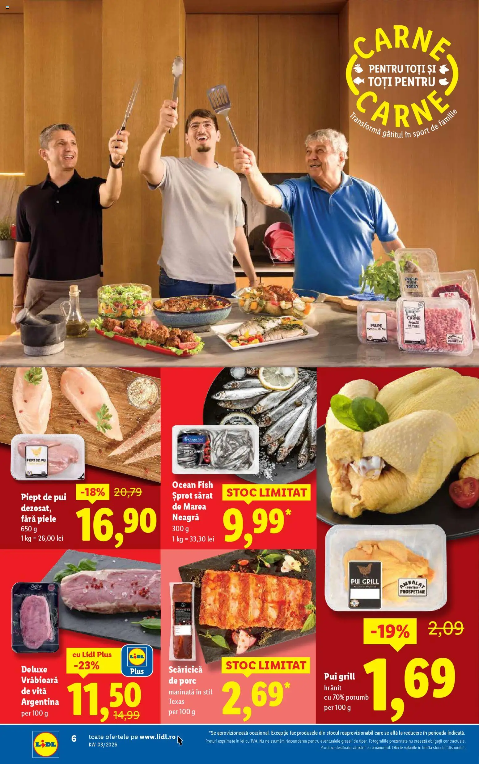Noul catalog Lidl – valabil de la 12.01.2026 | Pagină: 6 | Produse: Grill, Hacıyatmaz Kedi Oyuncağı, Porumb