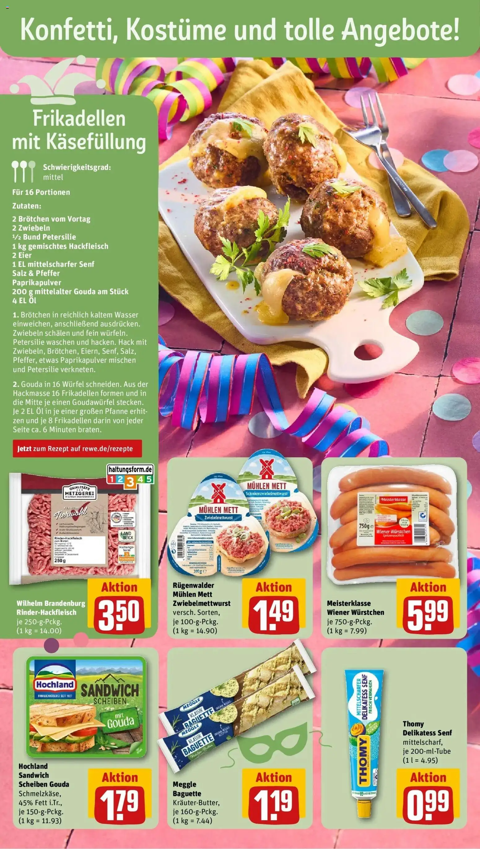 Rewe prospekt Echzell / Gettenau	 – gültig ab 09.02.2026 | Seite: 8 | Produkte: Butter, Gouda, Salz, Hackfleisch