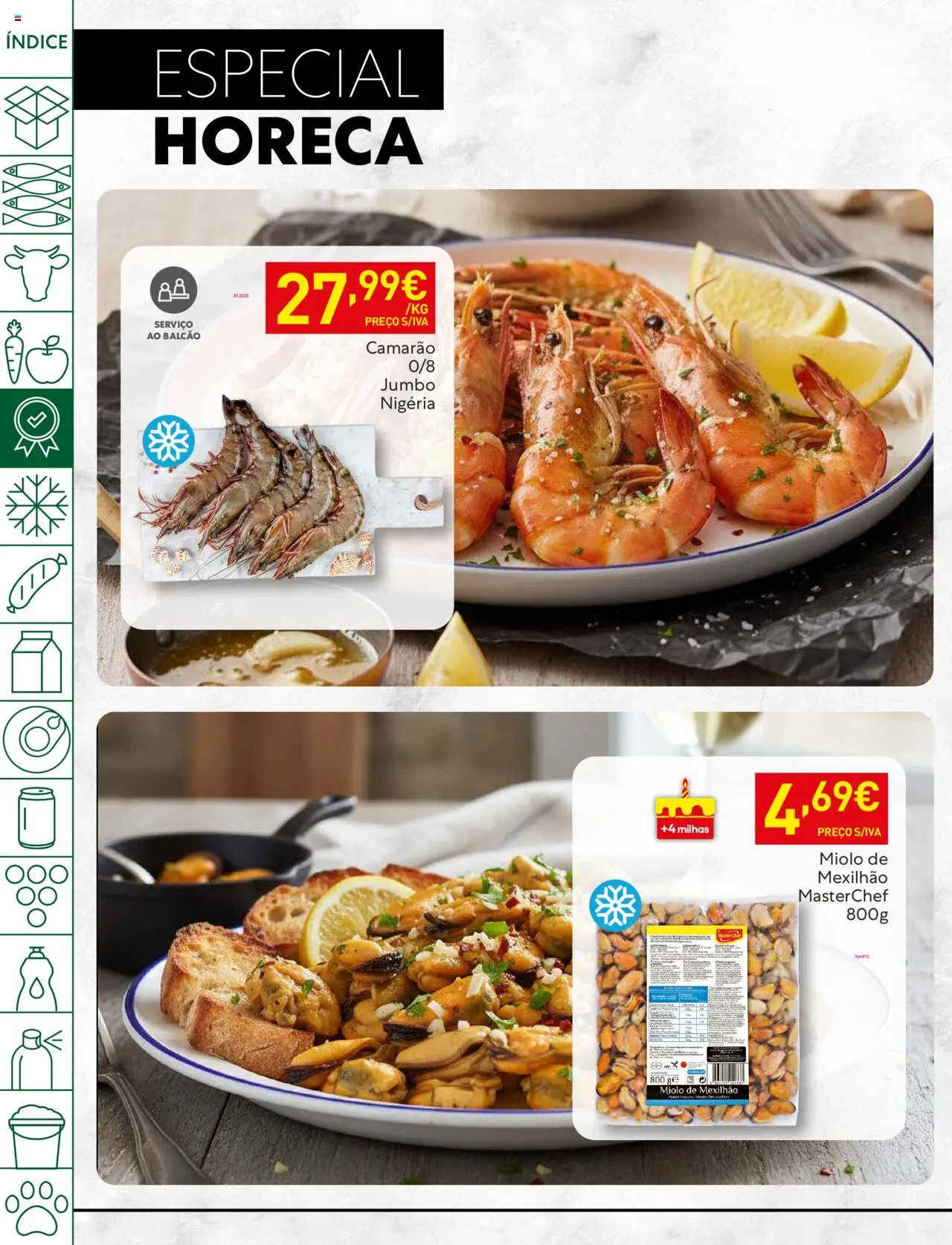 Recheio folheto │ válido de 21.10.2025 | Página: 12 | Produtos: Camarão