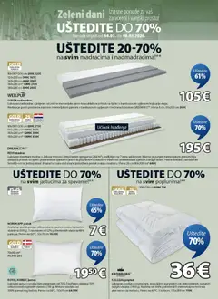 JYSK - Katalog - Pregled kataloga iz trgovine JYSK, vrijedi od 04.03.2026 | Stranica: 2 | Proizvodi: Madrac, Jastuk, Nadmadrac, Poplun