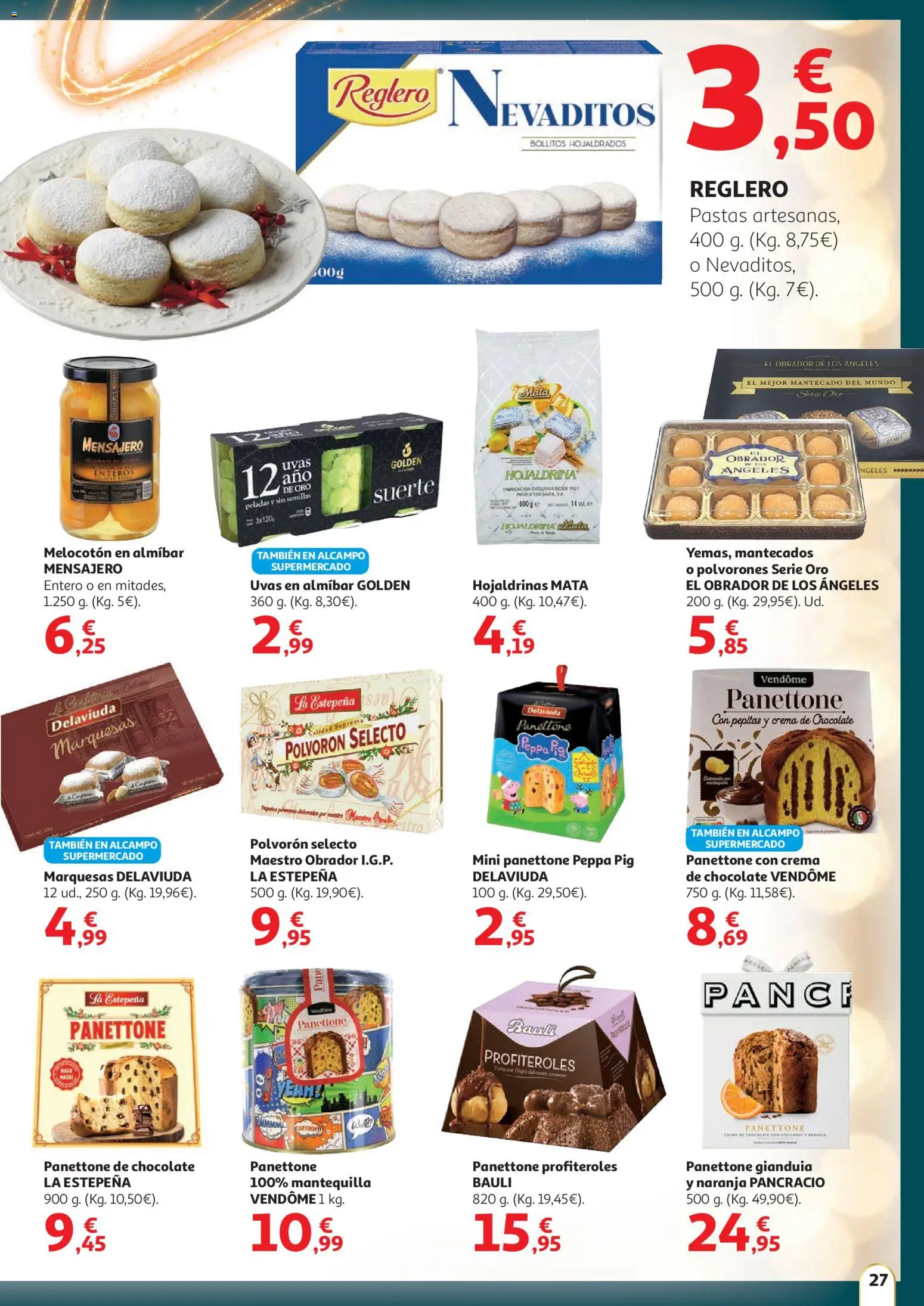 Alcampo - HG Unico │ válido desde el 11.12.2025 | Página: 27 | Productos: Τζίντζερ, Chocolate, Crema, Συσκευή ροής