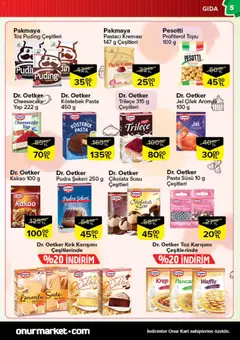 04.12.2025 tarihinden itibaren geçerli olan Onur Market kataloğu önizlemesi | Sayfa: 5