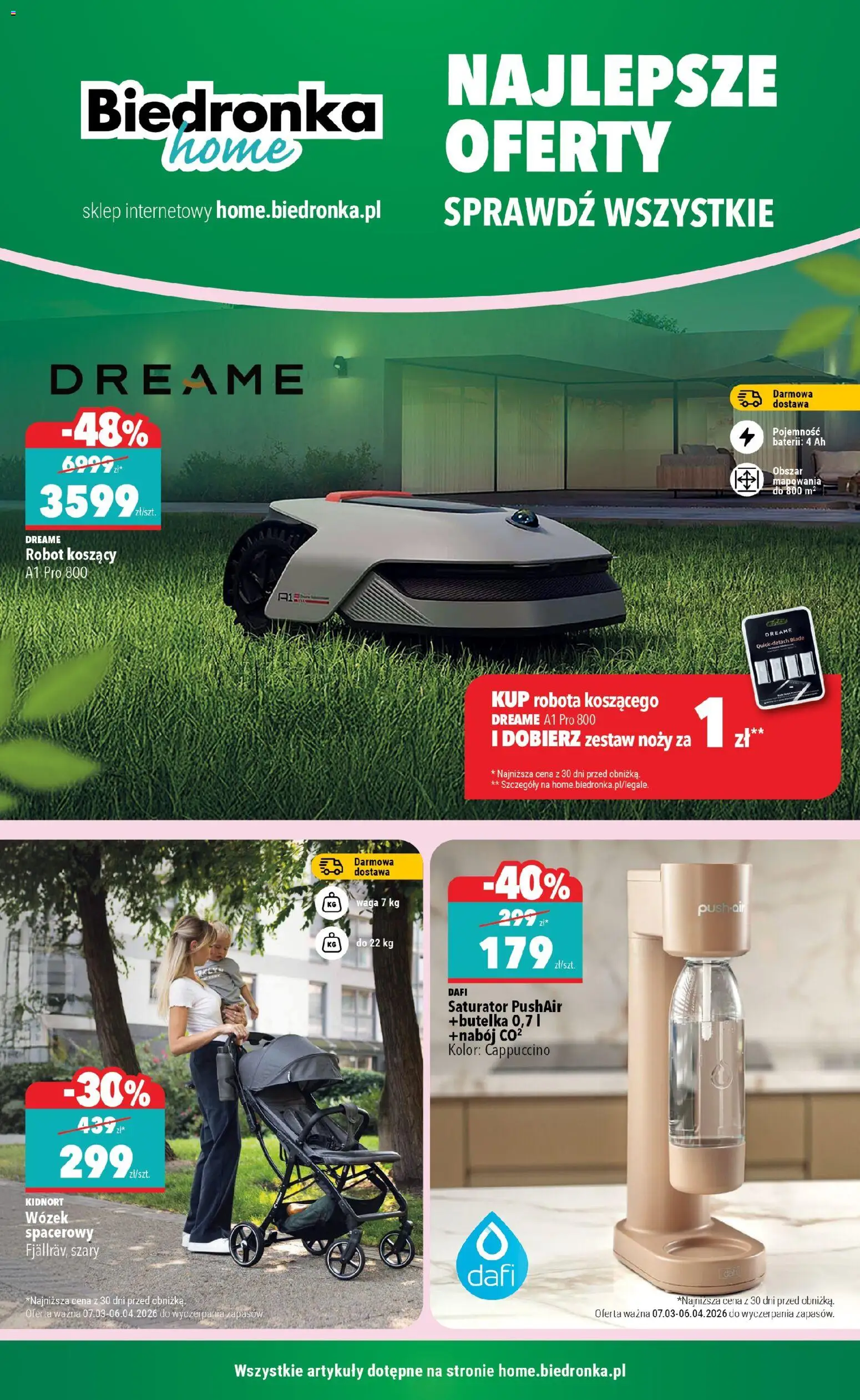 Biedronka - Home od 14.03.2026 | Strona: 1 | Produkty: Waga, Robot, Cappuccino