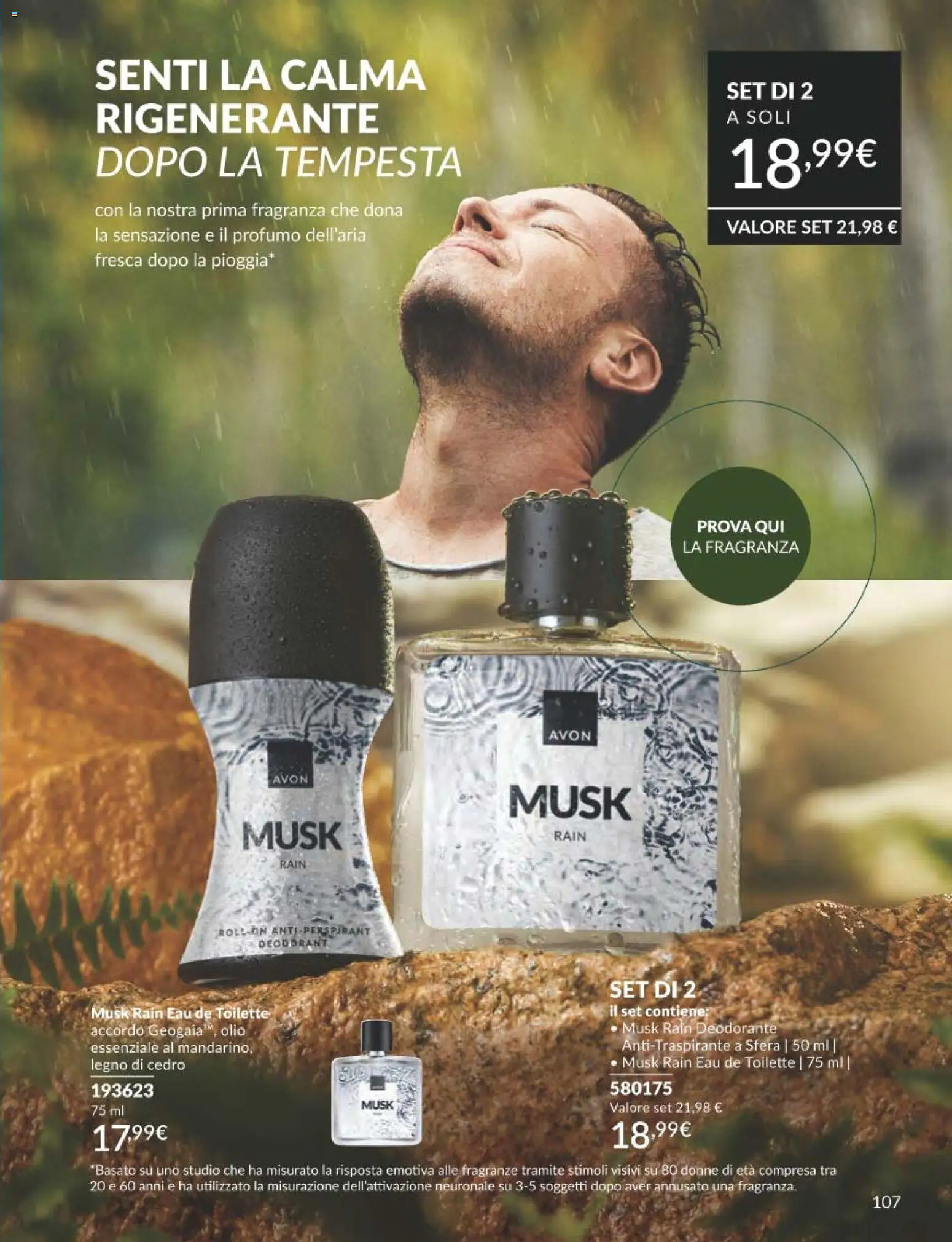 Volantino Avon del 31.12.2025 | Pagina: 107 | Prodotti: Deodorante, Olio, Profumo, Fragranza