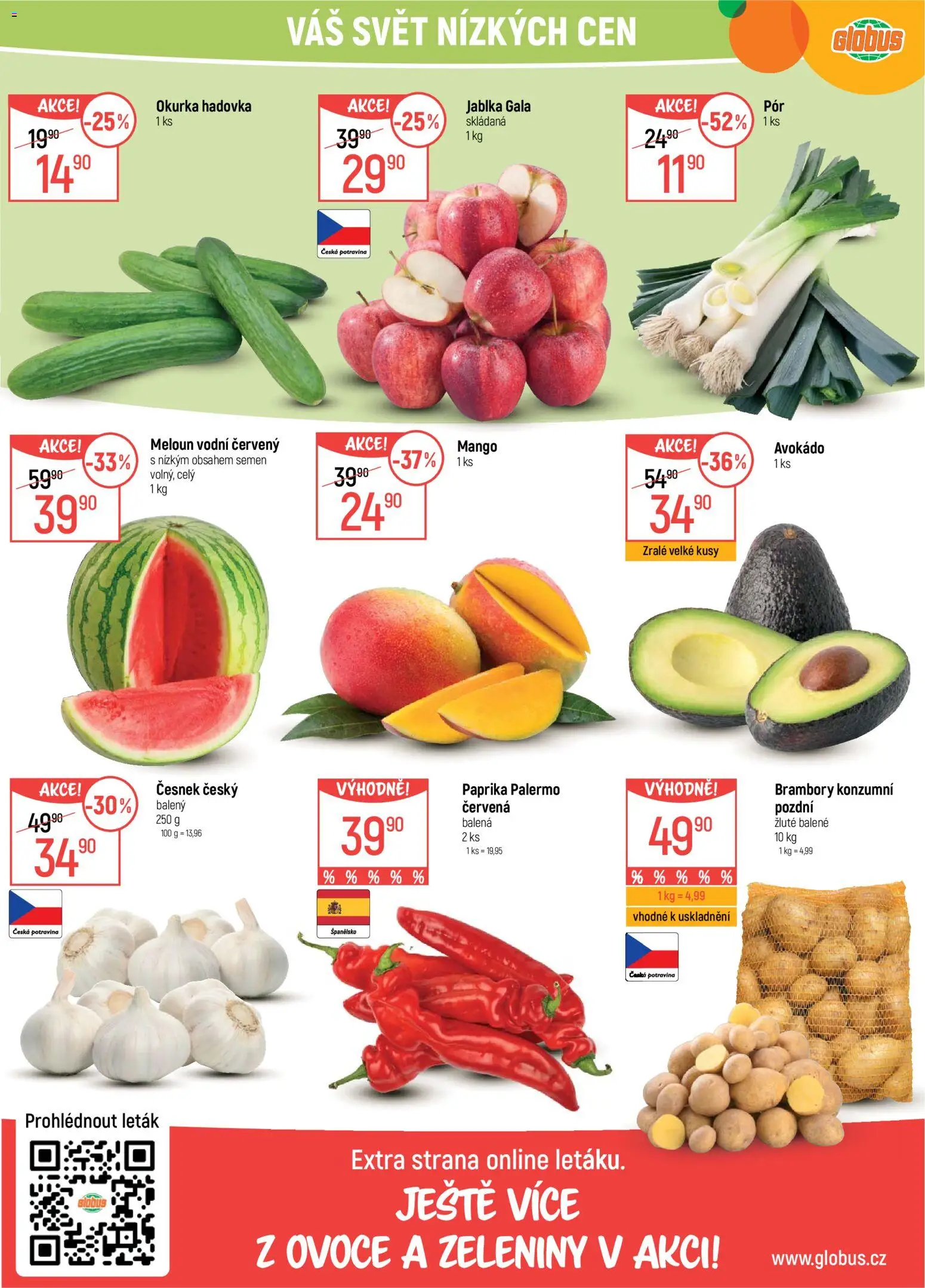 Globus leták - Karlovy Vary od 01.04.2026 | Strana: 8 | Produkty: Mango, Globus, Jablka, Brambory