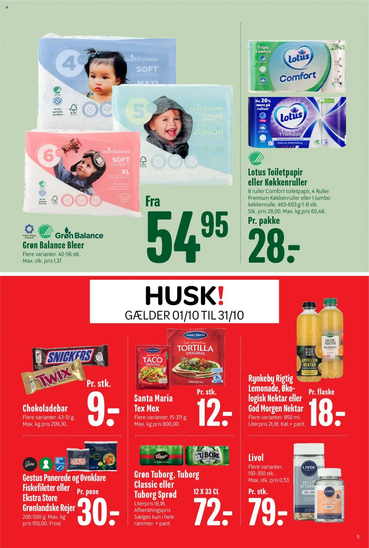 Min Købmand tilbudsavis – gyldig fra 17.10.2025 | Side: 12 | Produkter: Parfume, Rejer, Taco