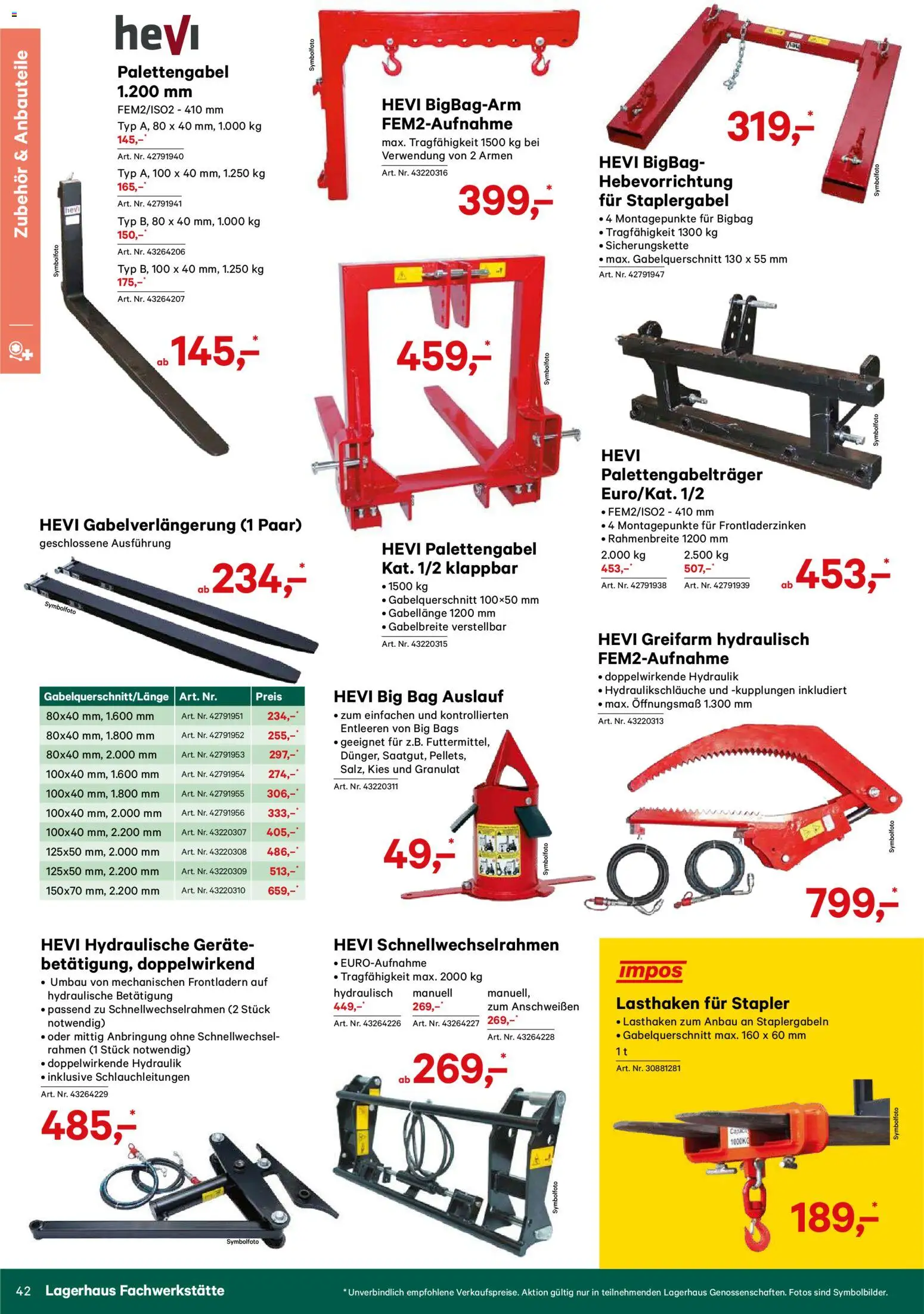 Lagerhaus Verschleißteile & Zubehör gültig ab 01.01.2026 | Seite: 42