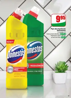 Pogląd oferty "Płyn do mycia wc Domestos, 2 rodzaje, 1 l" - ważna od 31.12.2025 | Strona: 69 | Produkty: Domestos
