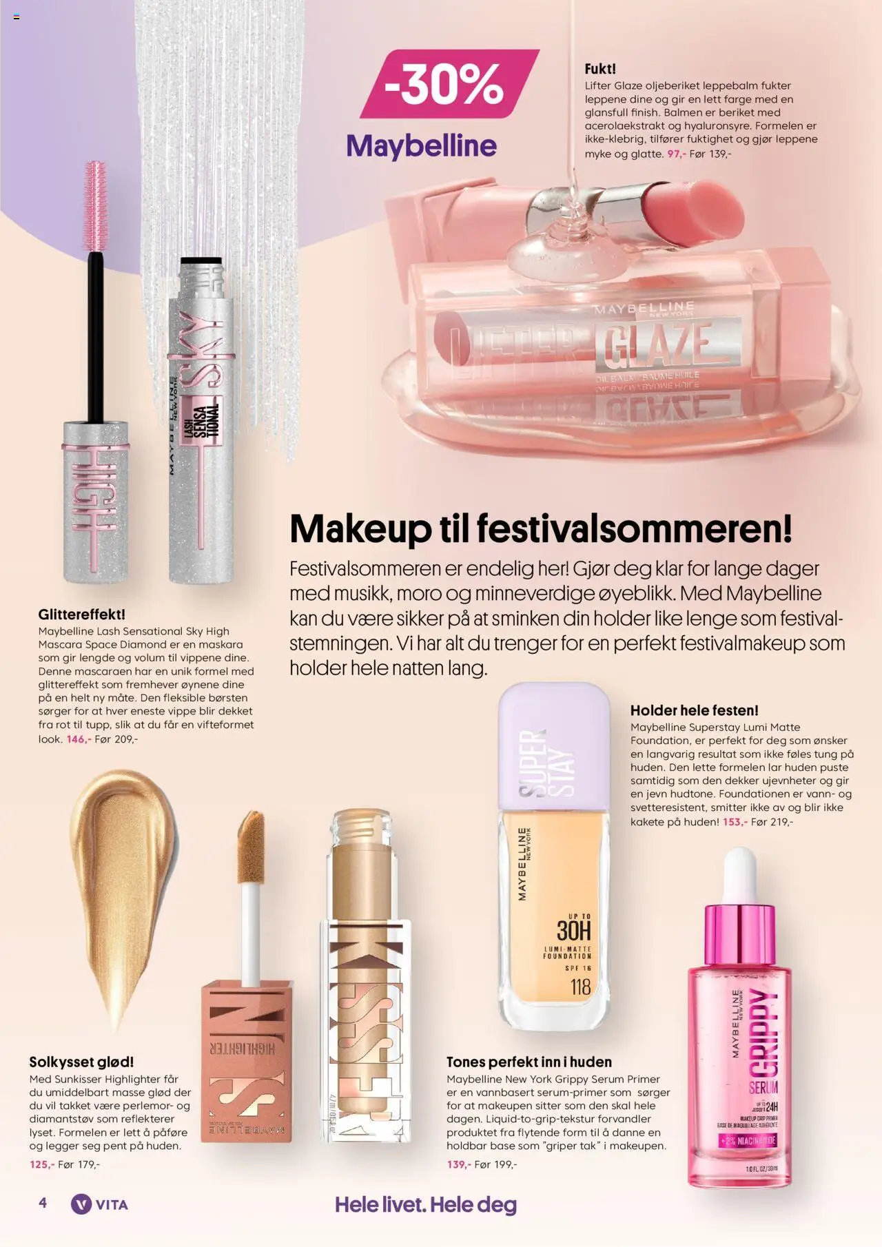  | Side: 4 | Produkter: Primer, Вермішель, Mascara, Highlighter