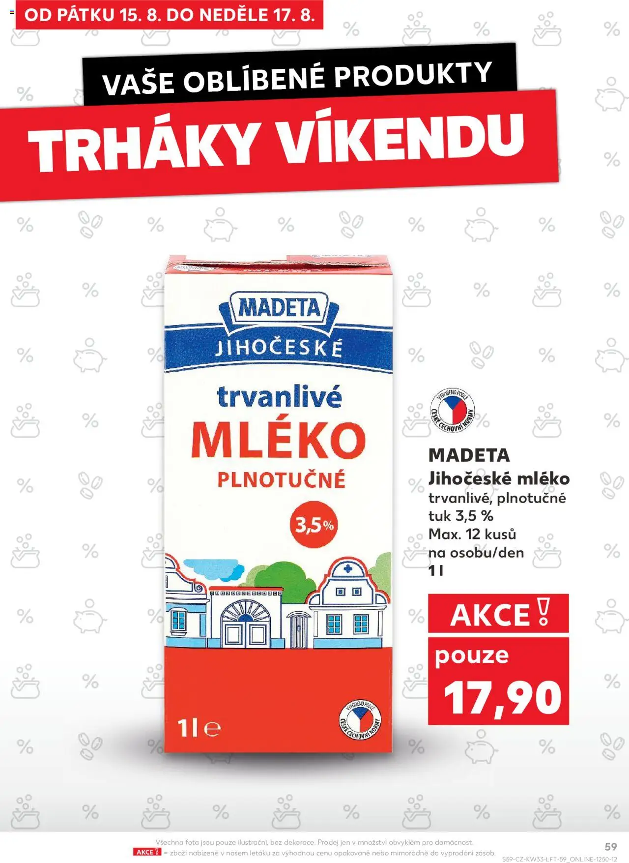 Kaufland leták - Brno od 13.08.2025 | Strana: 59 | Produkty: Mléko