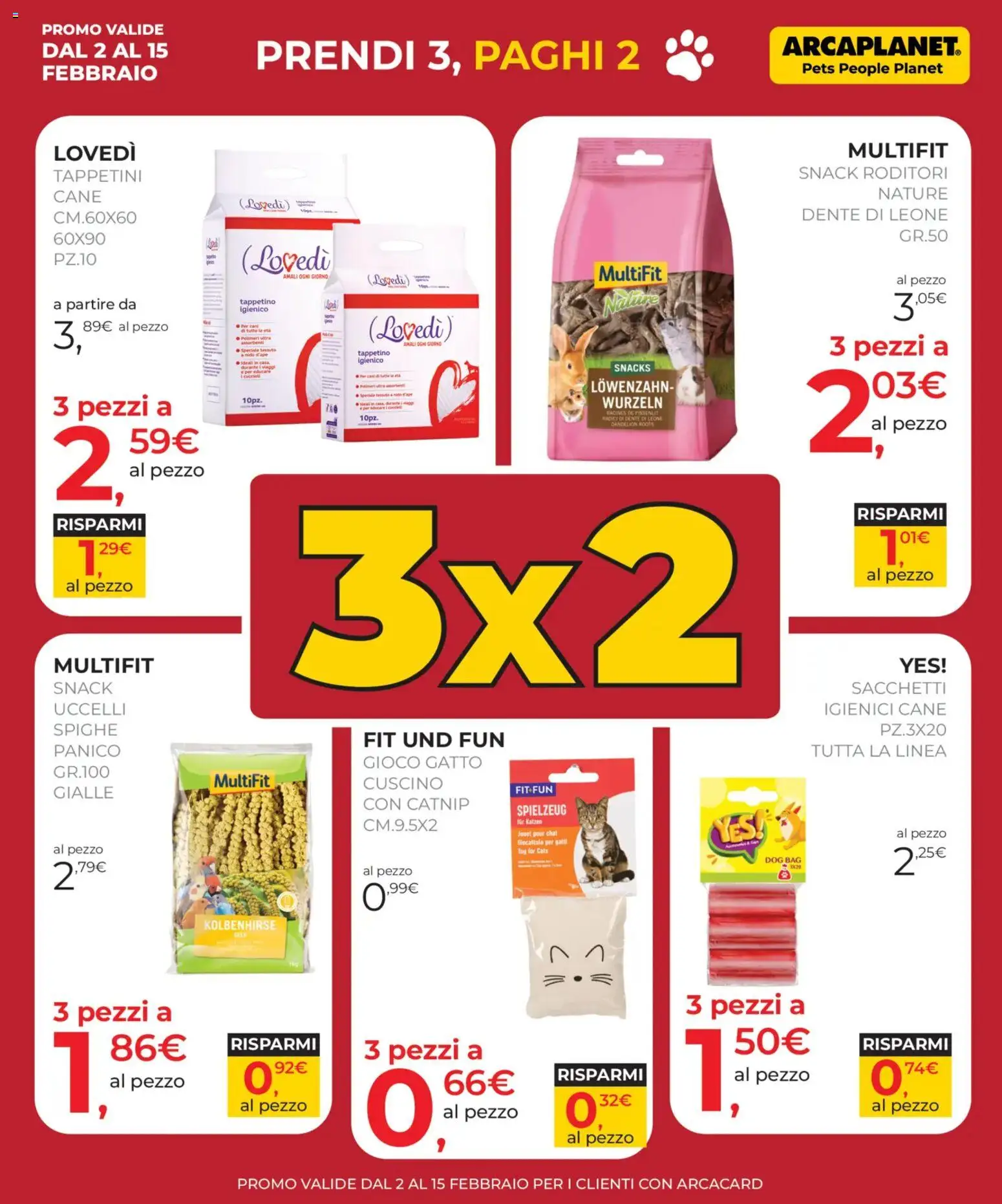 Volantino Arcaplanet del 02.02.2026 | Pagina: 7