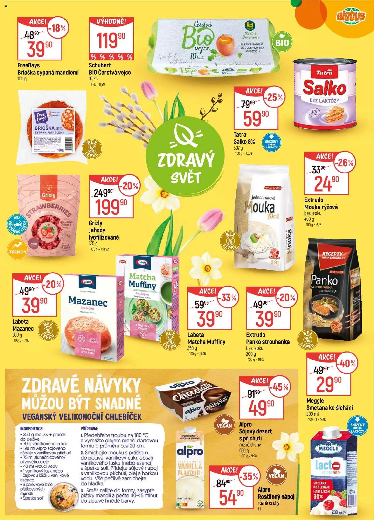 Globus leták - Opava od 11.03.2026 | Strana: 6 | Produkty: Vejce, Salko, Matcha, Mazanec
