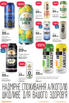Рукавичка акції дійснийкції з 08.01.2026 | Сторінка: 19 | Товари: Пиво, Лимон, Напій