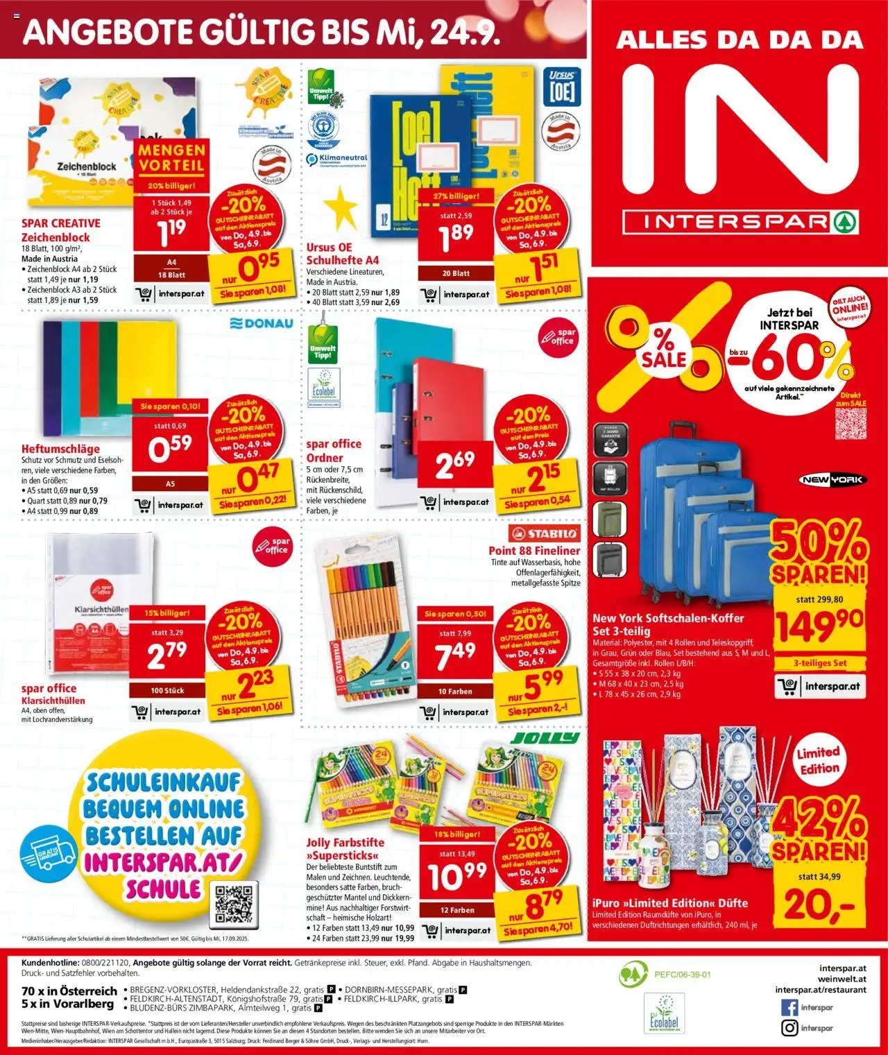 Interspar Flugblatt - Vorarlberg gültig ab 04.09.2025 | Seite: 16 | Produkte: Mantel