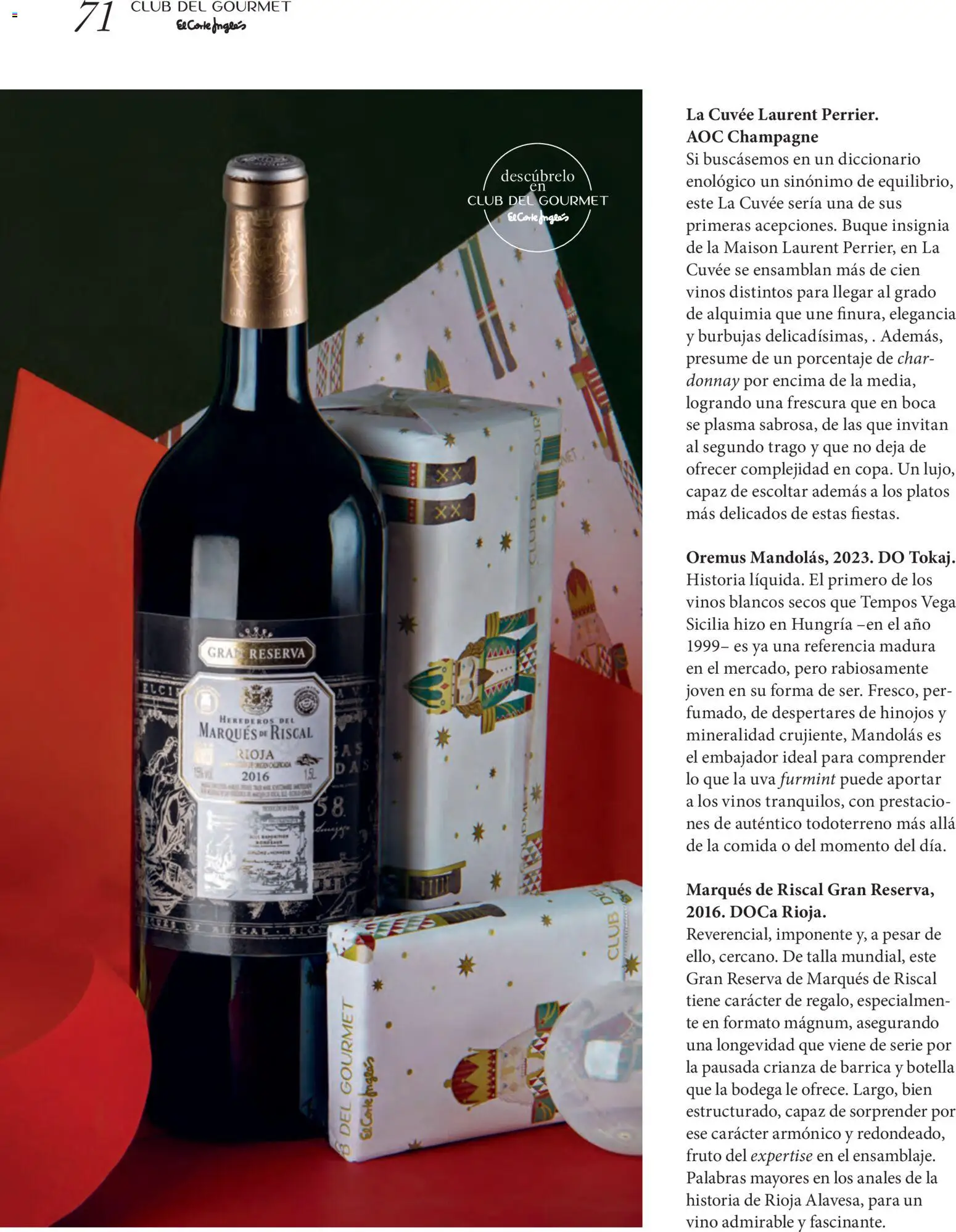 El Corte Inglés ofertas │ válido desde el 11.12.2025 | Página: 71 | Productos: Vino, Té