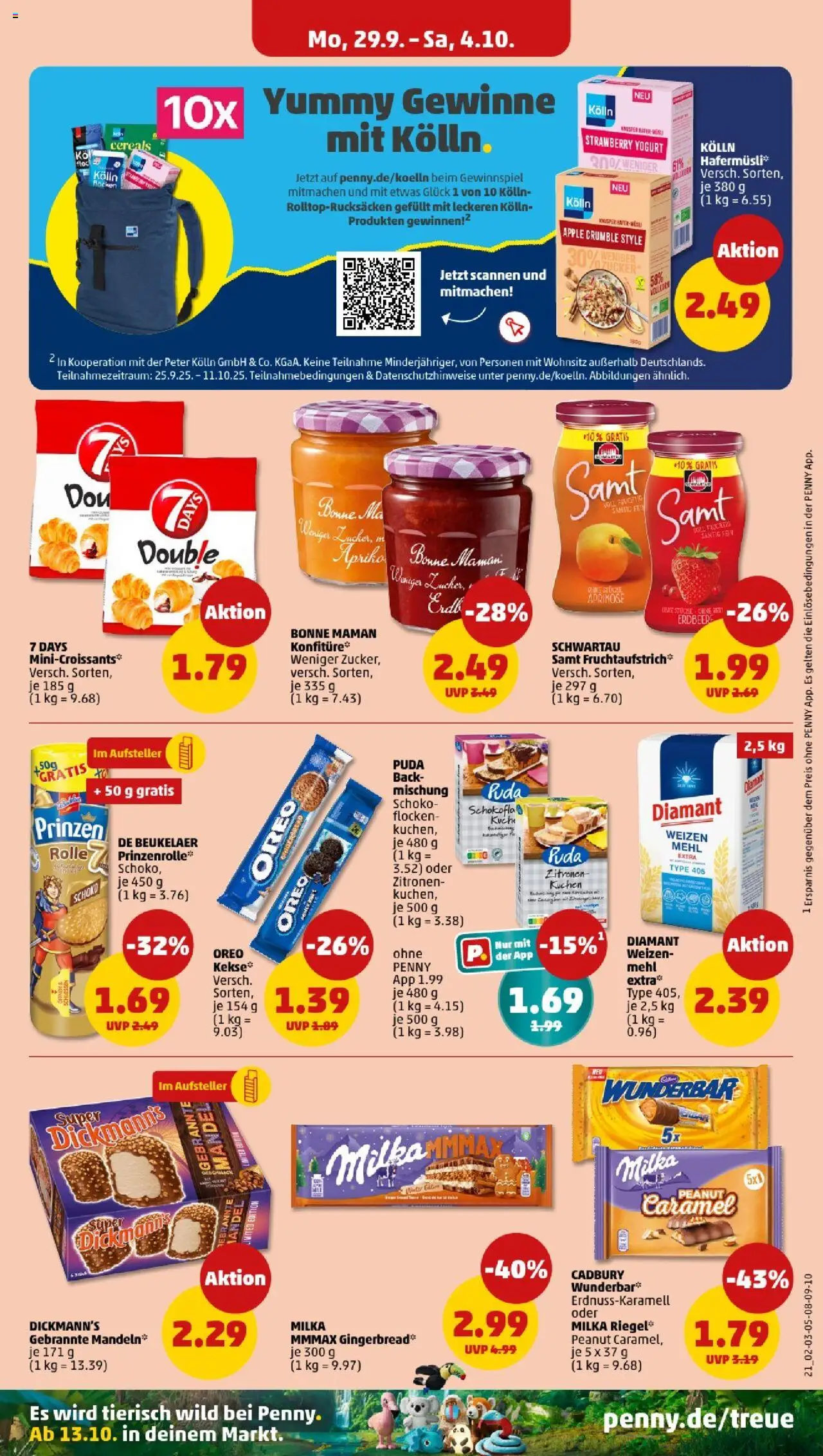 Penny - Nordrhein - Westfalen – gültig ab 29.09.2025 | Seite: 19 | Produkte: Kolln, Zucker, Kuchen, Bonne maman