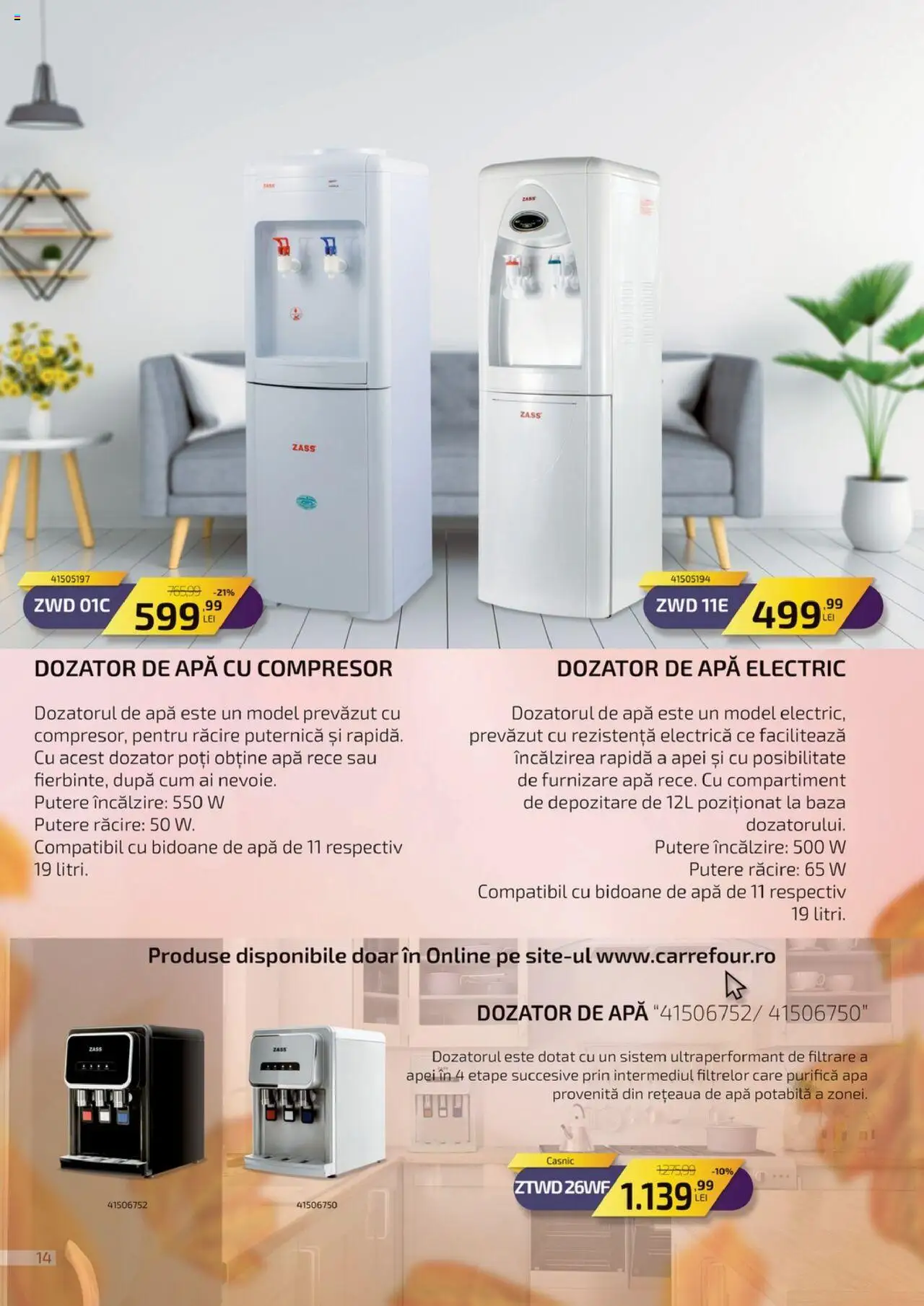 Noul catalog Carrefour – valabil de la 23.09.2025 | Pagină: 14 | Produse: Apă