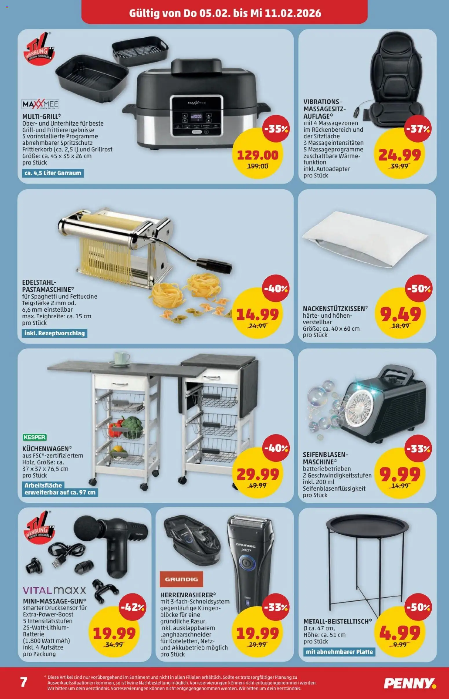 Penny Markt Eröffnung in 2320 Schwechat gültig ab 05.02.2026 | Seite: 7 | Produkte: Batterie, Hajdina liszt