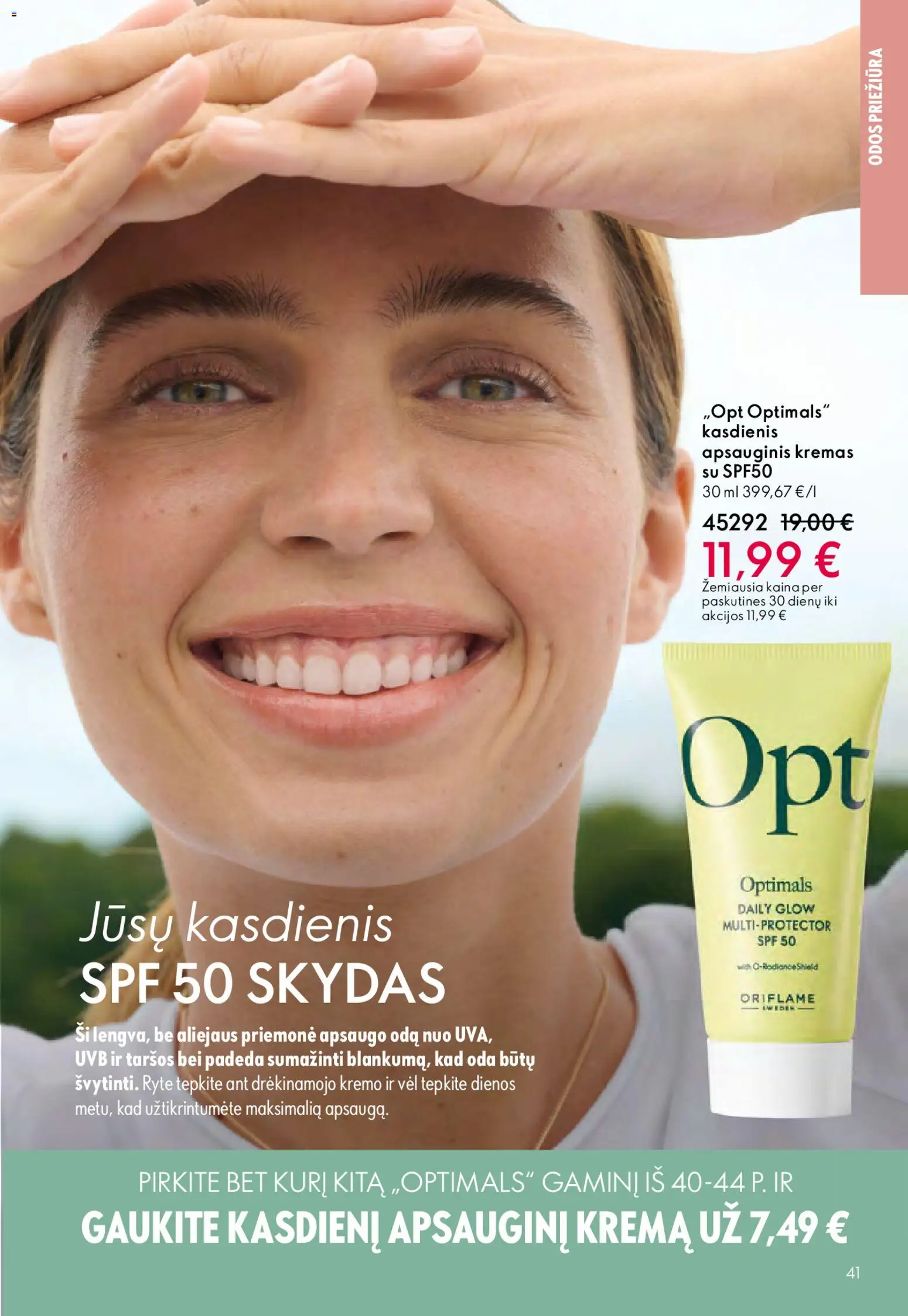 Oriflame akcijos nuo 01.04.2026 | Puslapis: 41 | Prekių: Kremas