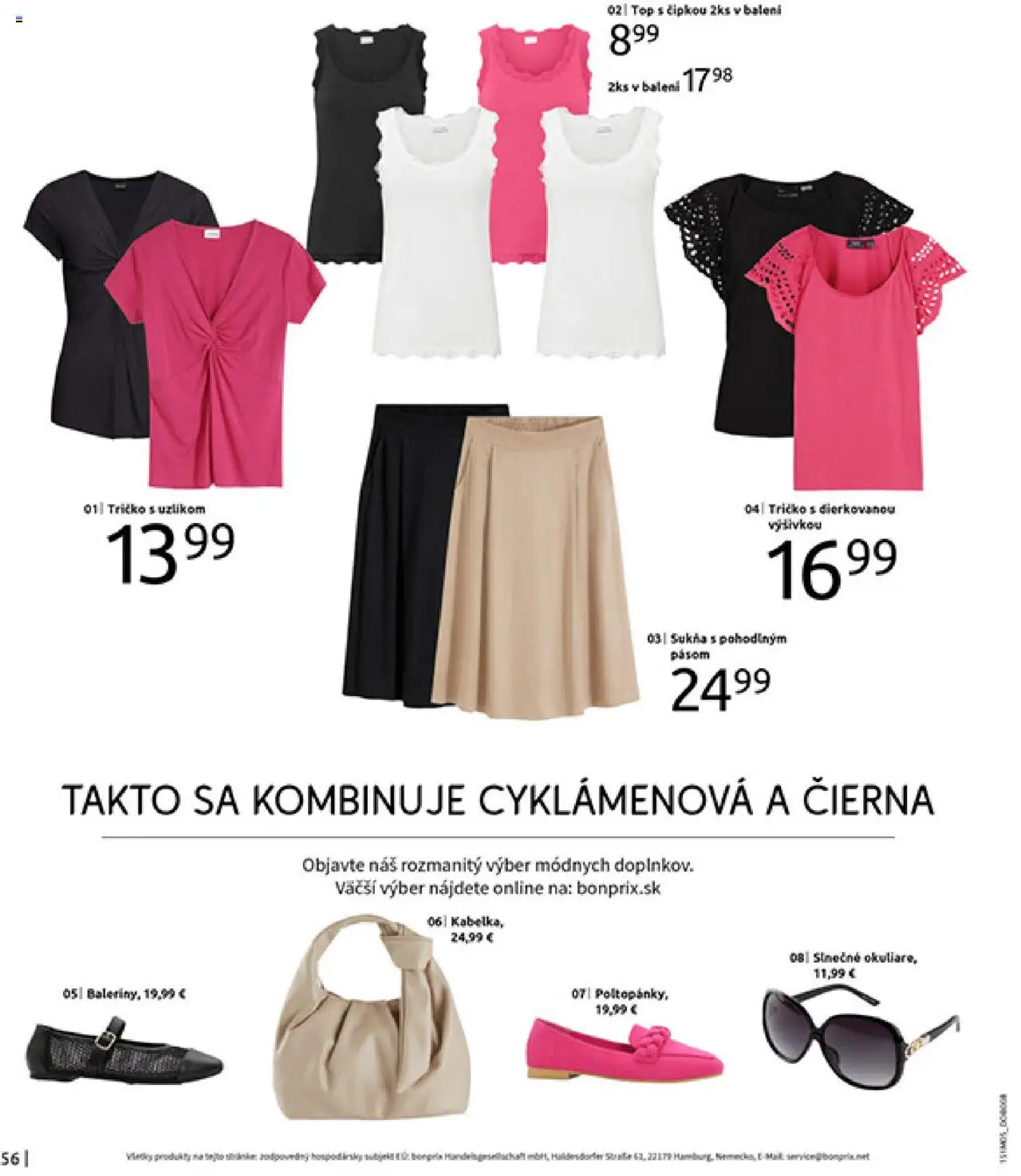 Bonprix katalóg citrusové farby │ platný od 26.05.2025 | Strana: 58 | Produkty: Tričko