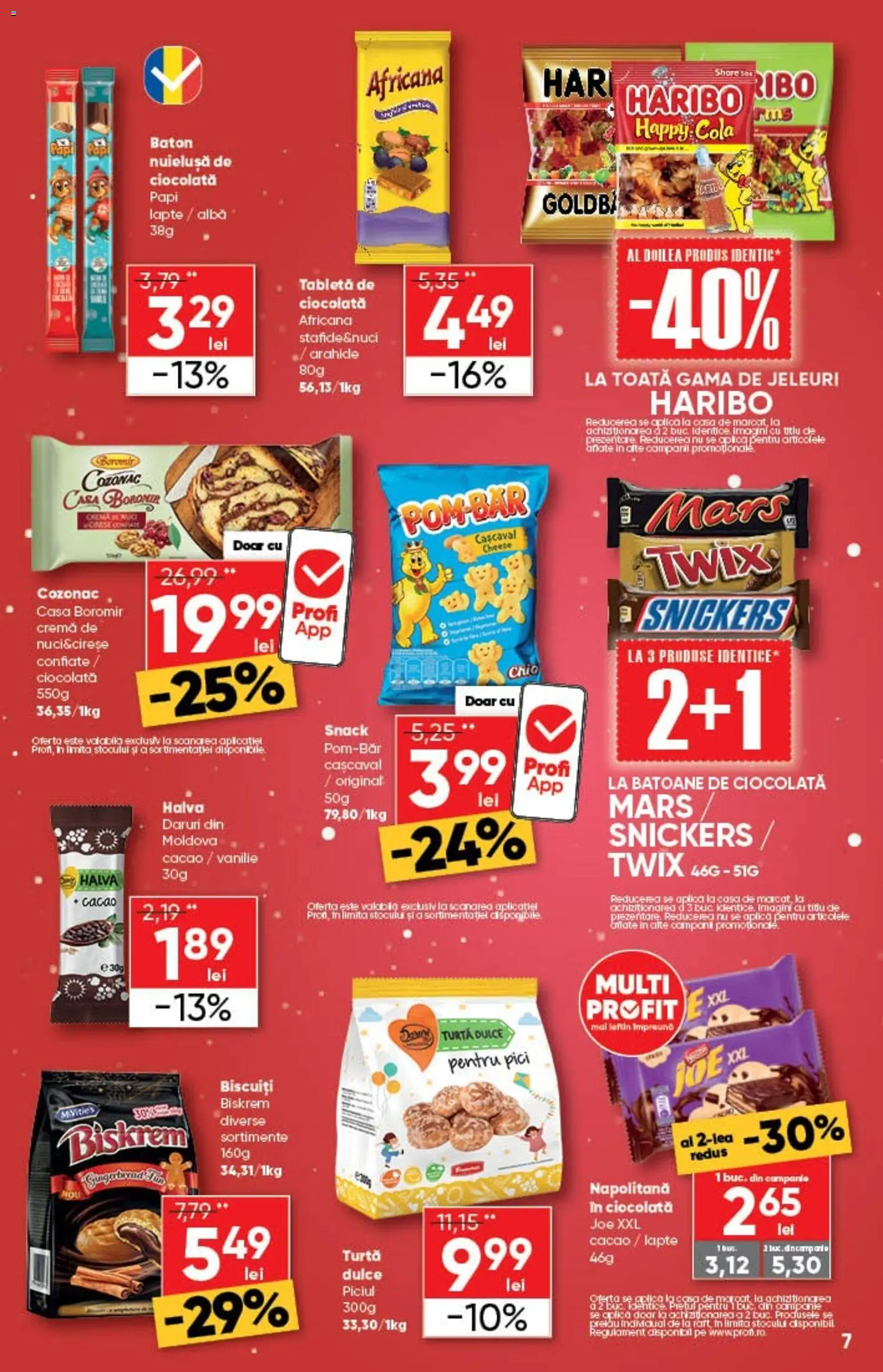 Noul catalog Profi – valabil de la 26.11.2025 | Pagină: 7 | Produse: Cașcaval, Cremă, Ciocolată, Cacao