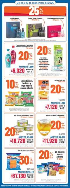 Alkosto folleto │ válido desde el 13.09.2025 | Página: 4 | Productos: Aceite, Bolsa, Jabón líquido, Ducha
