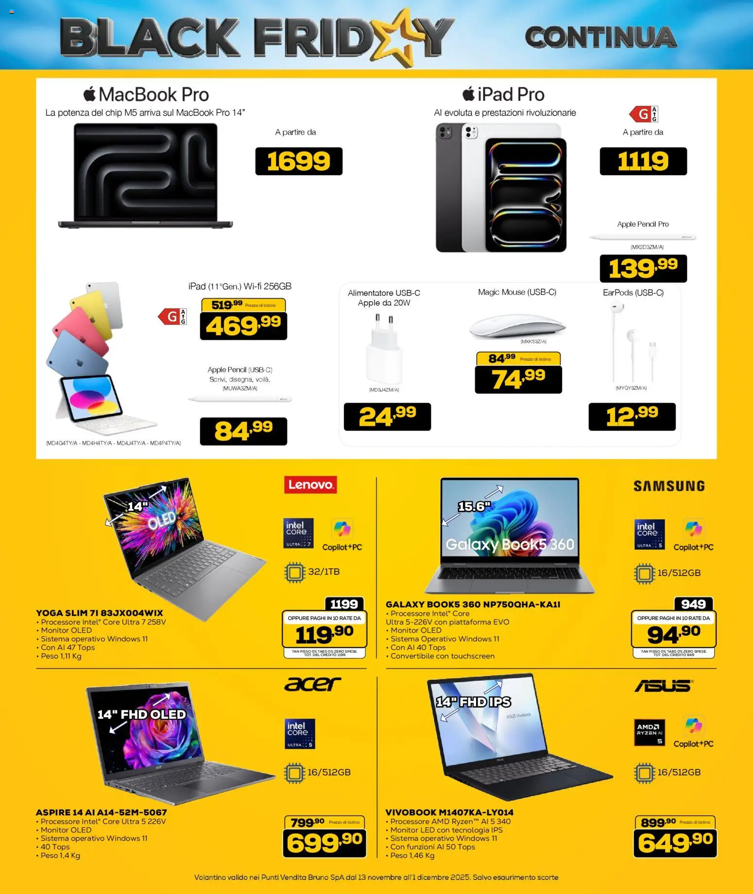 Volantino Euronics del 13.11.2025 | Pagina: 9