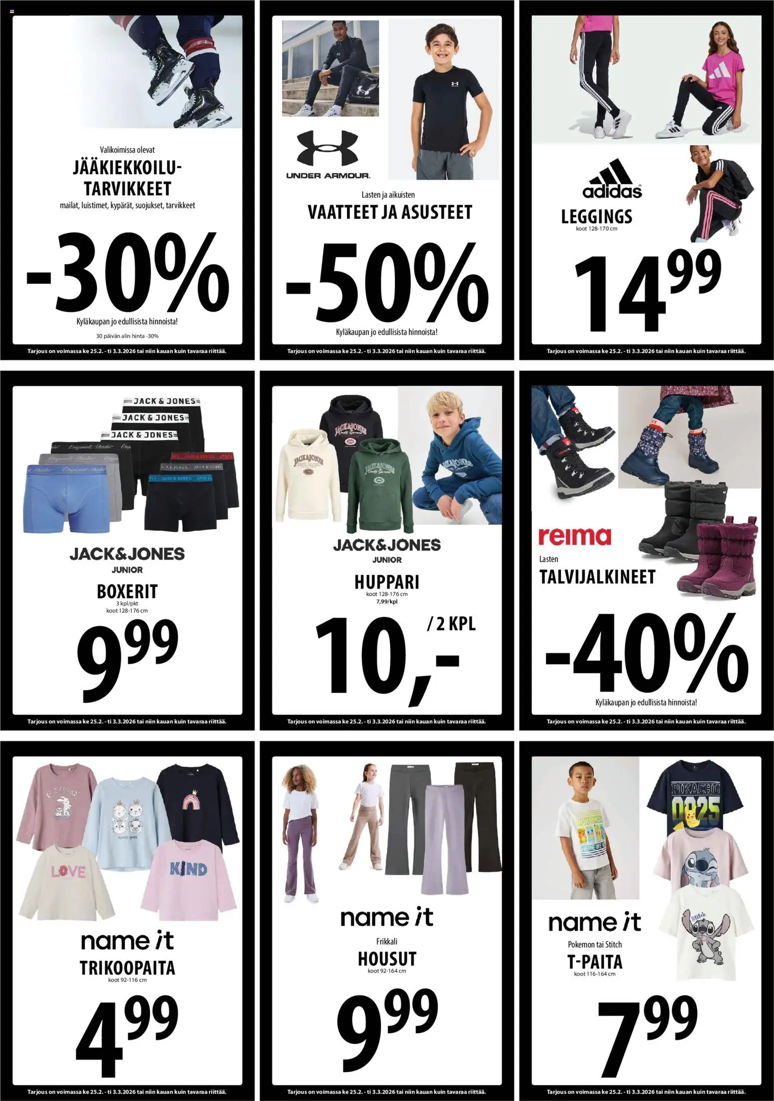 Tuuri tarjoukset – voimassa 25.02.2026 alkaen | Sivu: 20 | Tuotteet: Vaatteet, Huppari, Housut