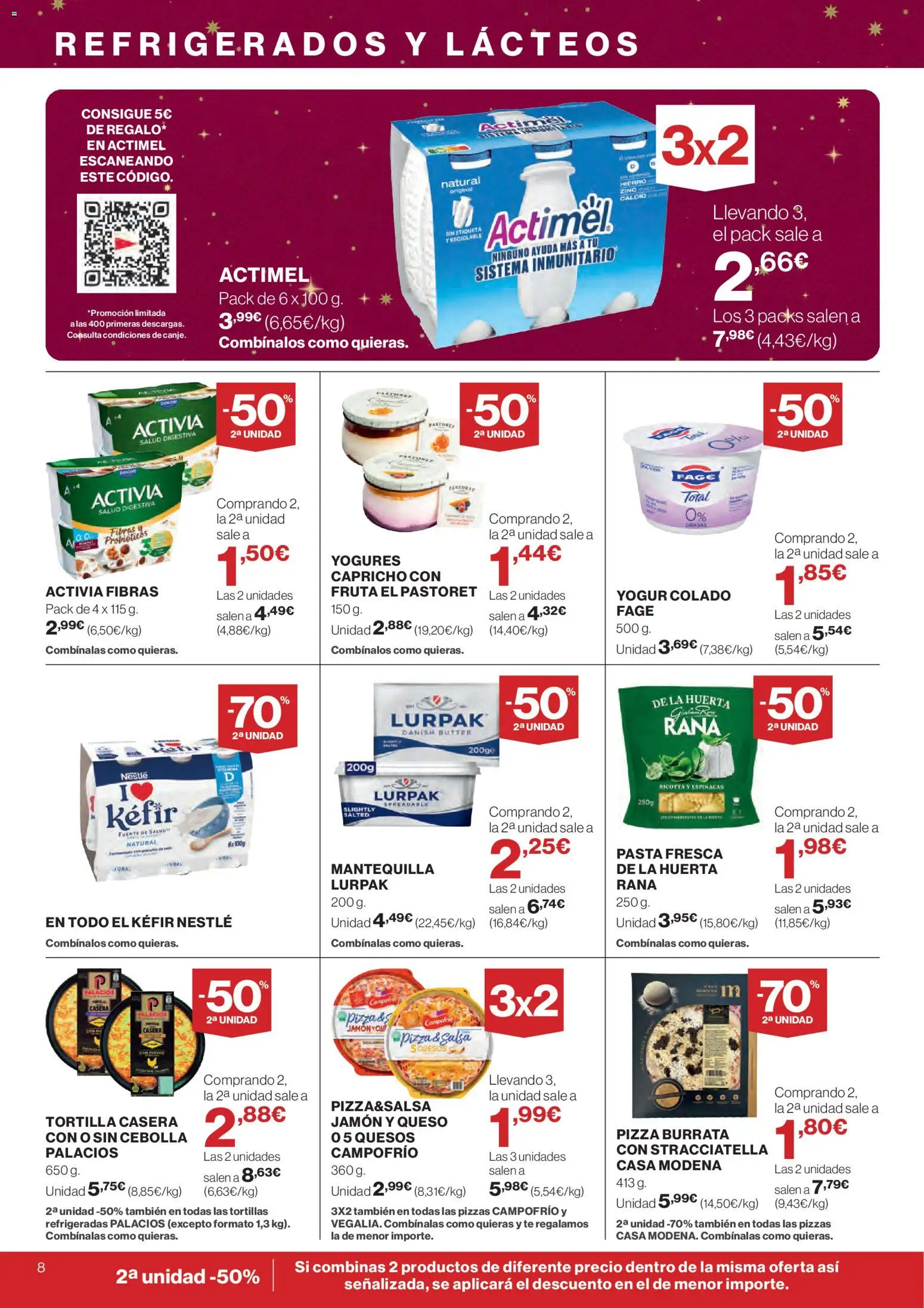 Supercor folleto │ válido desde el 20.11.2025 | Página: 8 | Productos: Queso, Πορσελάνη, Pasta, Παγωμένο τσάι