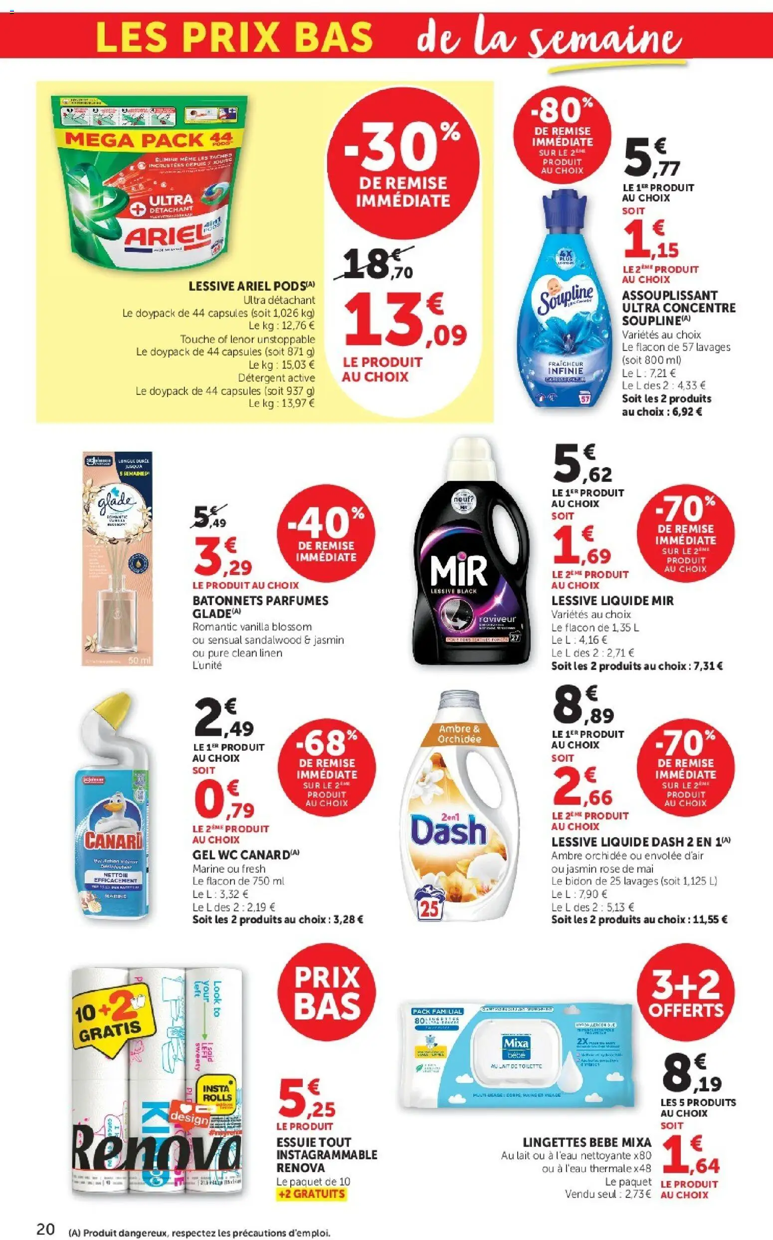 {H1} | Page: 20 | Produits: Ariel, Lessive Ariel, Détachant, Orchidée