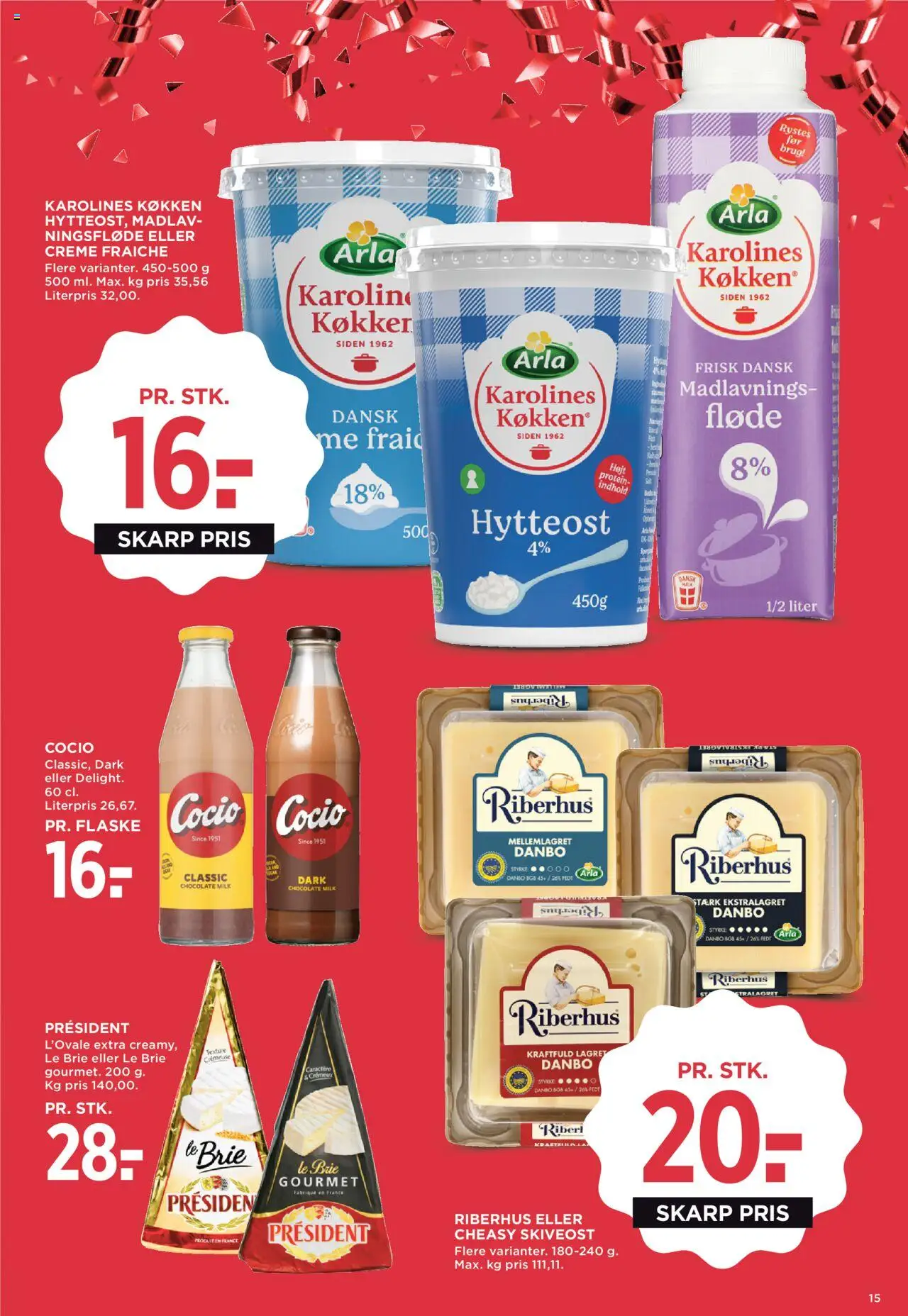 Meny tilbudsavis – gyldig fra 03.10.2025 | Side: 17 | Produkter: Creme, Creme fraiche, Hytteost, Skiveost