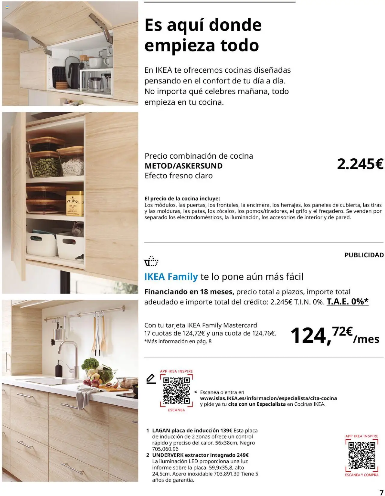 Catálogo IKEA Cocinas │ válido desde el 01.09.2025 | Página: 7 | Productos: Té, Cocina, Galette de chaise