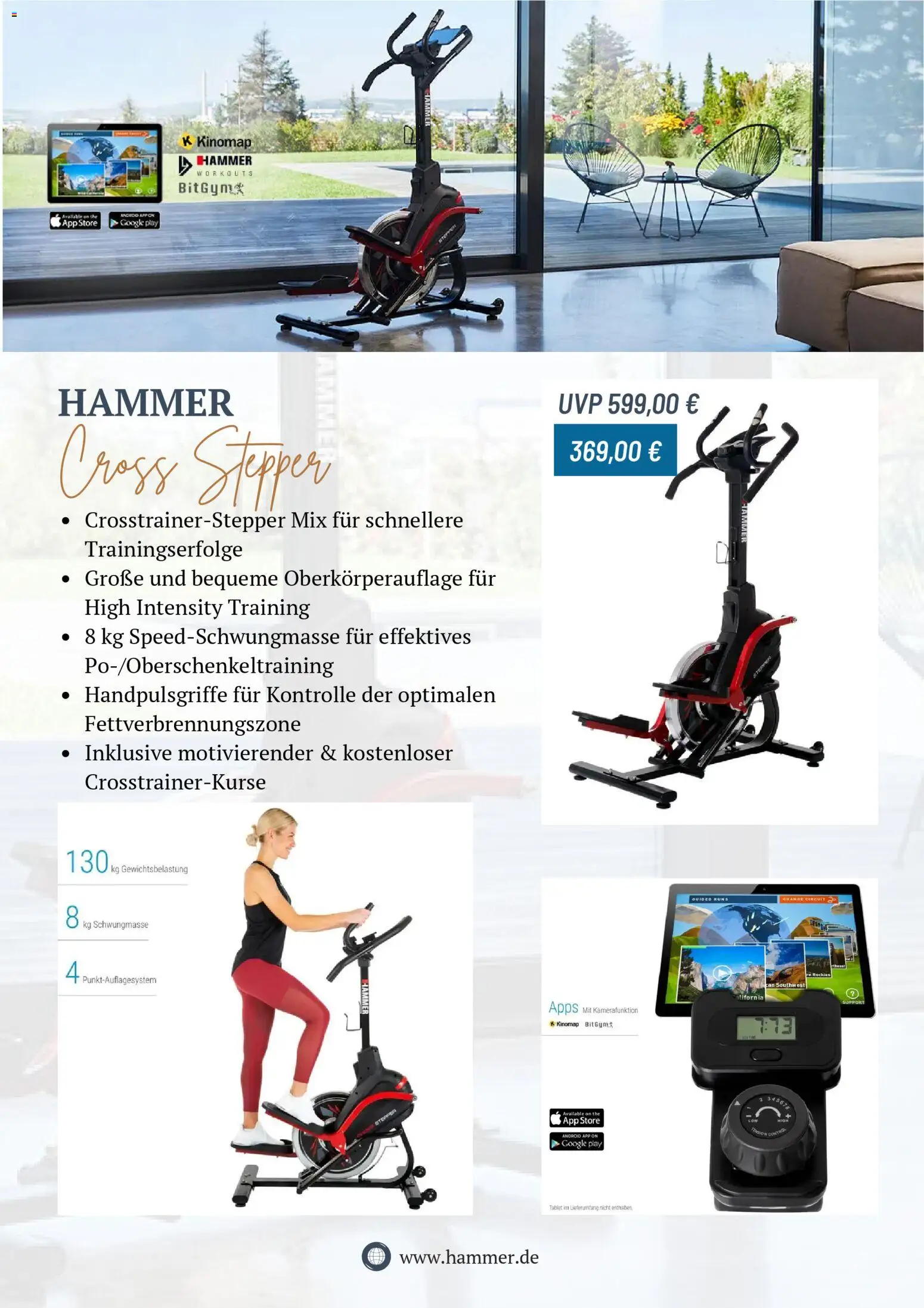 Hammer Prospekt 	 – gültig ab 29.12.2025 | Seite: 8 | Produkte: Stepper, Tablet