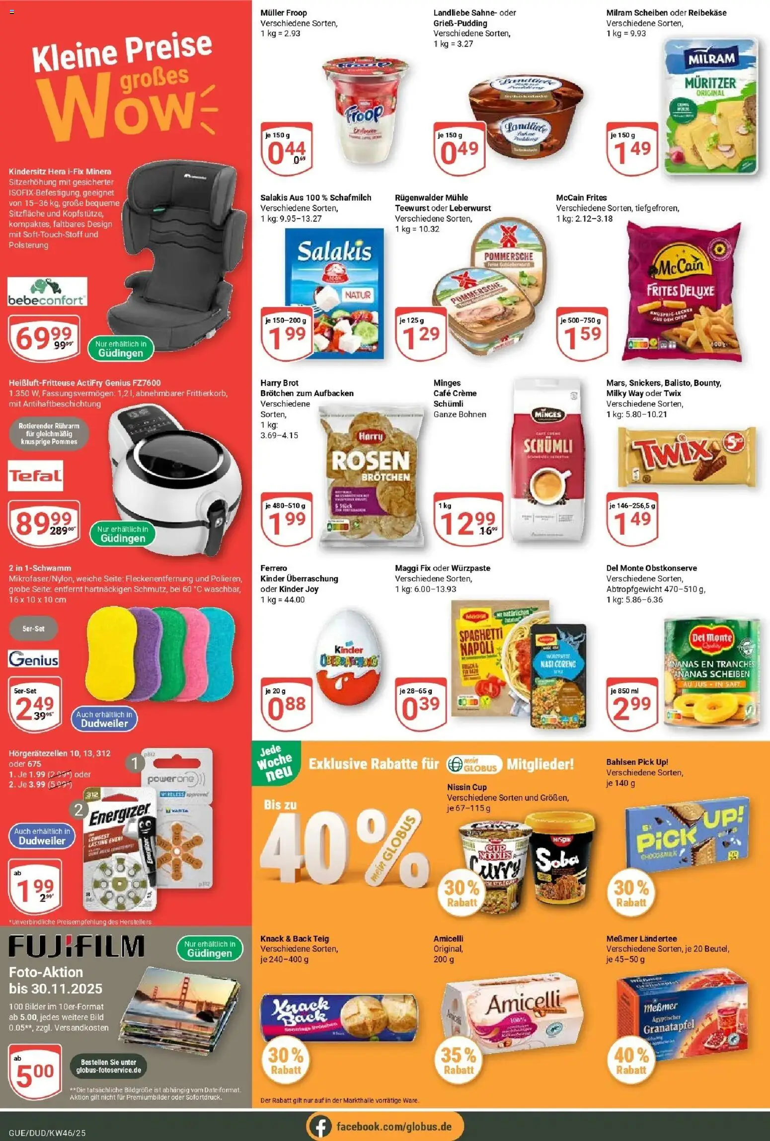 Globus prospekt Saarbrücken-Güdingen	 – gültig ab 10.11.2025 | Seite: 4 | Produkte: Granatapfel, Messmer, Pommes, Maggi fix