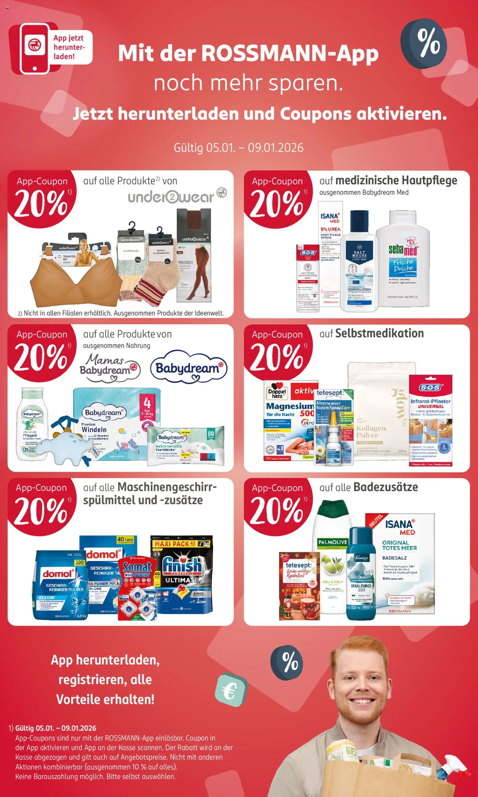 Rossmann Prospekt 	 – gültig ab 05.01.2026 | Seite: 18 | Produkte: Dusche, Creme, Shower Gel, Serum