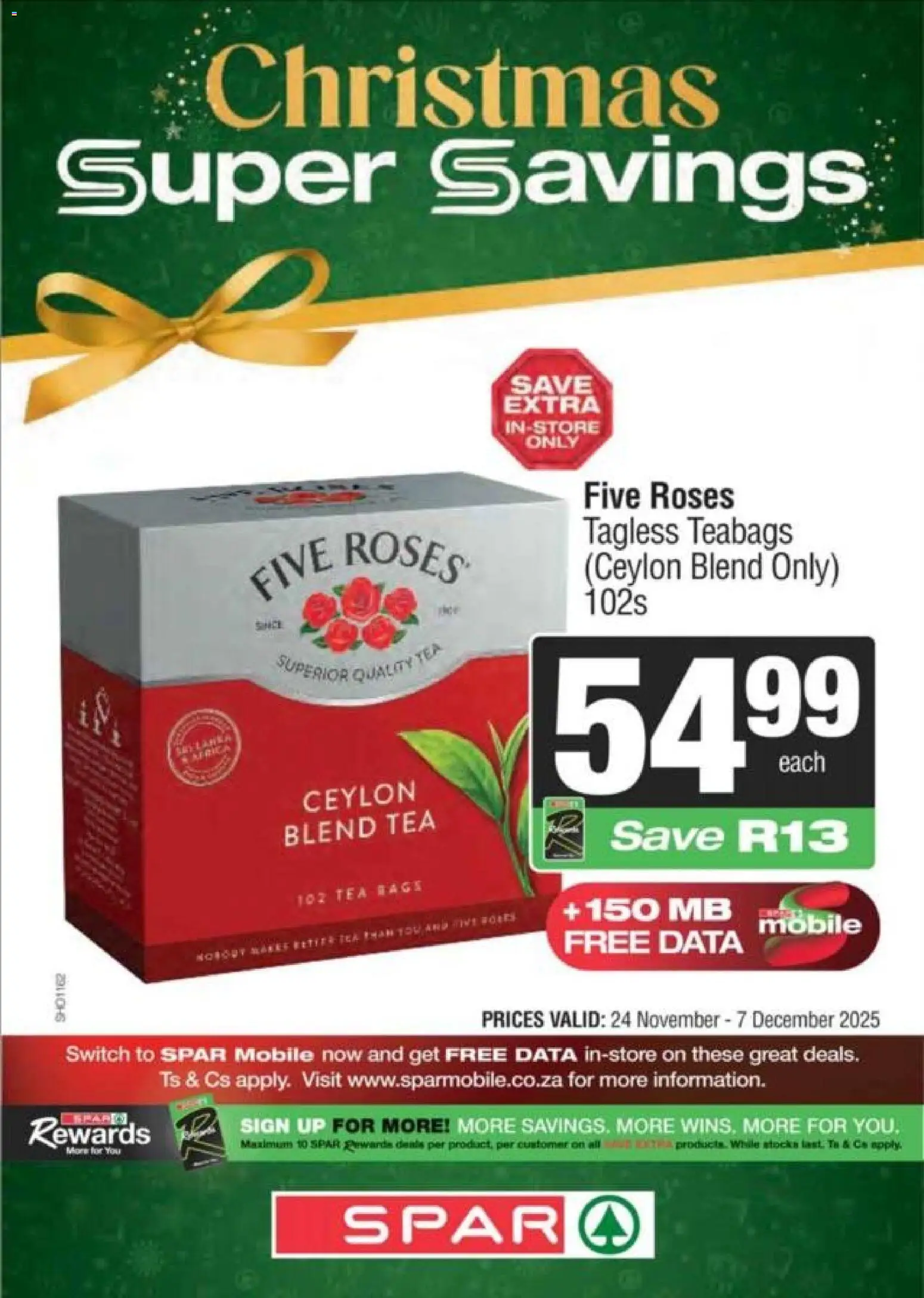 New KWIKSPAR catalogue – valid from 24.11.2025 | Page: 16 | Products: Data, Switch, Tea