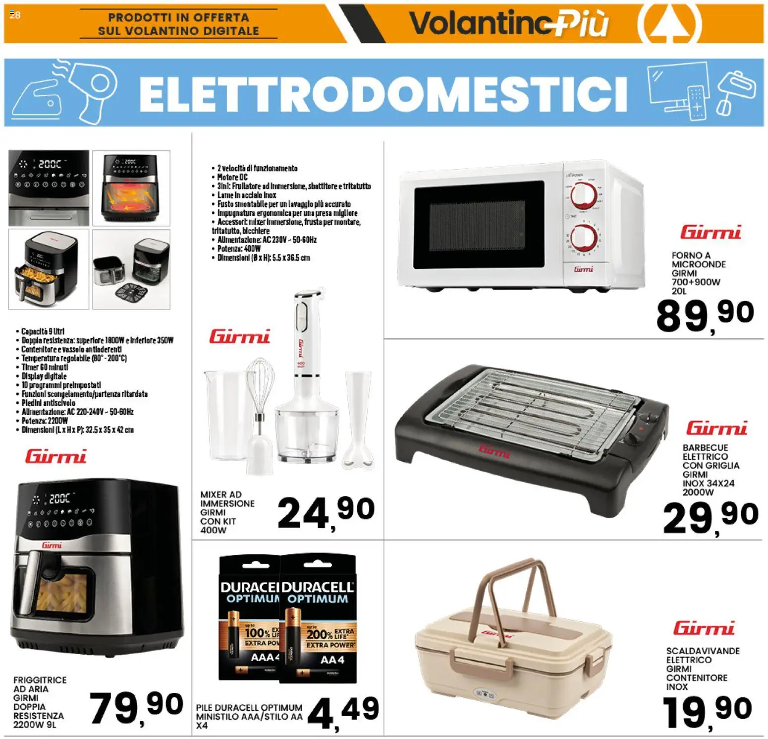 Volantino Interspar del 23.02.2026 | Pagina: 28 | Prodotti: Microonde, Frullatore, Contenitore, Mixer