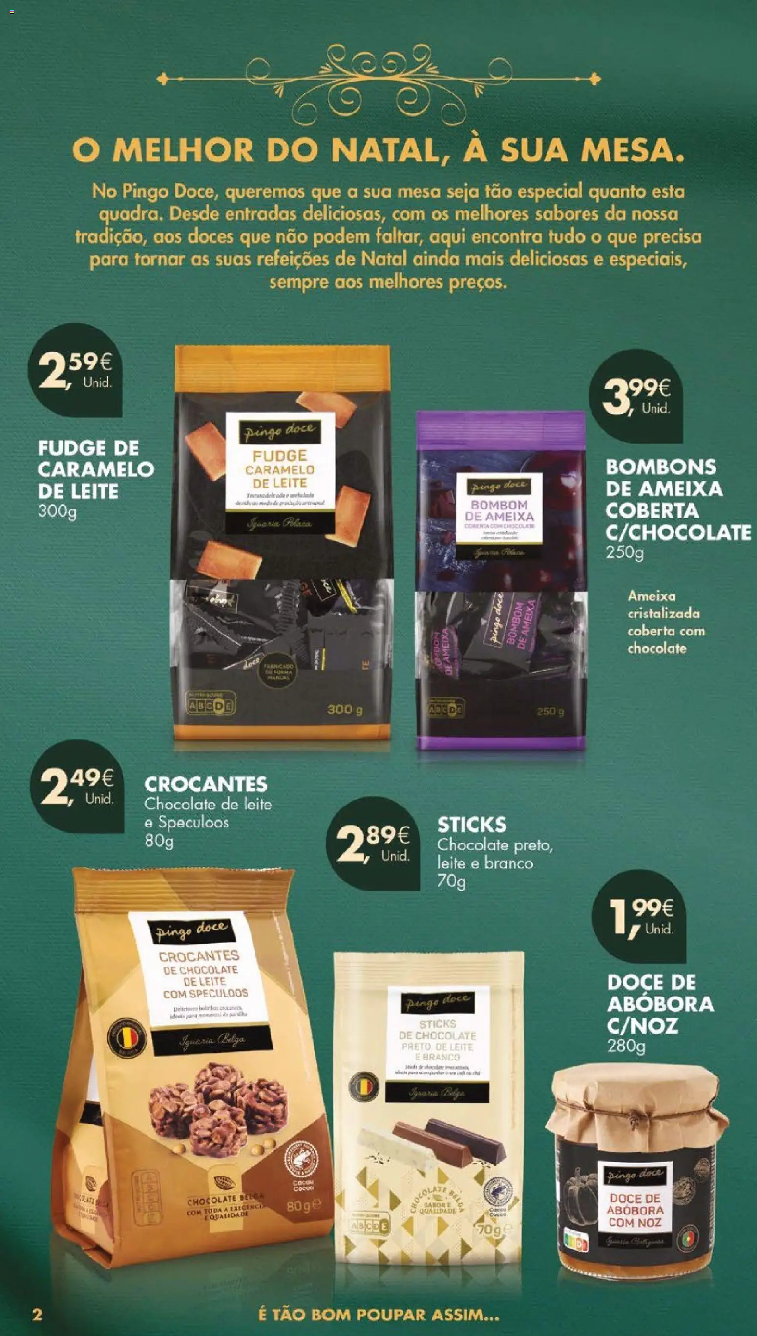 Pingo Doce Black Friday │ válido de 25.11.2025 | Página: 50 | Produtos: Mesa, Chocolate, Abóbora, Doces