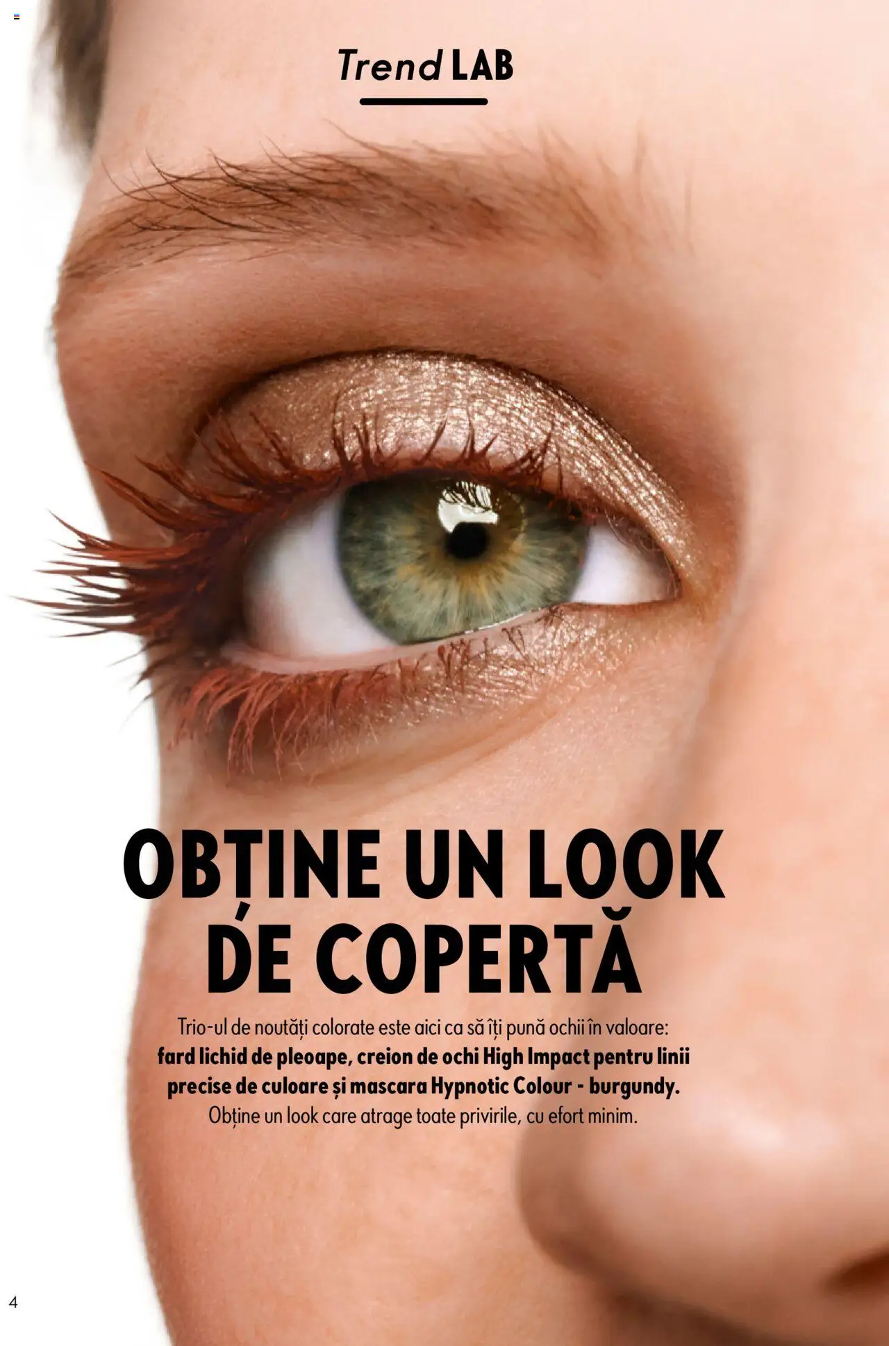 Oriflame catalog 13 2025 – valabil de la 10.09.2025 | Pagină: 4 | Produse: Mascara, Creion de ochi, Peluş Köpek Yatağı