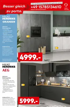 Porta! - Küchentester gesucht - gültig ab dem 04.08.2025 | Seite: 6 | Produkte: Einbauküche, Kühlschrank, Armatur, Backofen