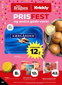 Eksempel på tilbudsavis Kvickly - Tilbudsavis fra butik Kvickly gyldig fra 22.08.2025