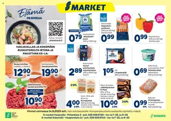 S-market-mainoslehti voimassa 14.09.2025 alkaen