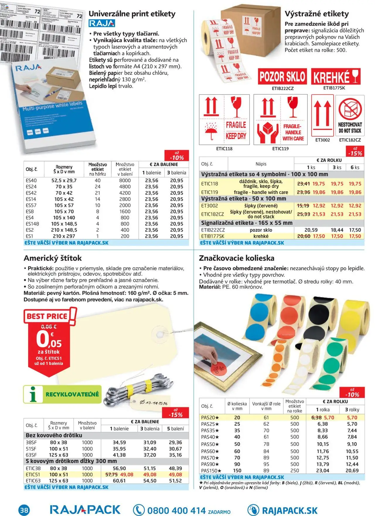 Nové Raja akcie – leták je platný od 01.09.2025 | Strana: 38