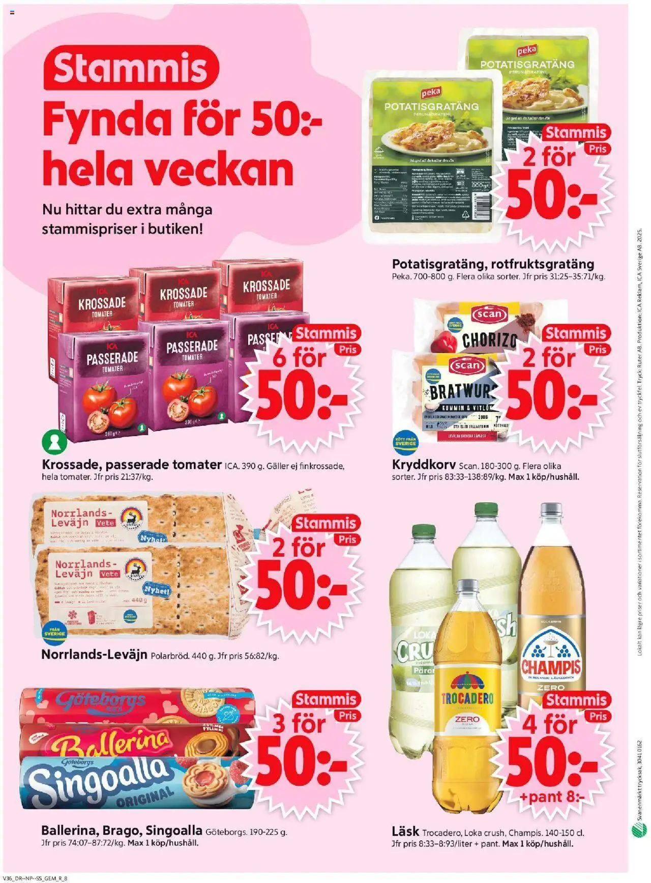 ICA Supermarket reklamblad aktuell från 01.09.2025 | Sida: 10 | Produkter: Singoalla, Loka, Vitlök, Chorizo