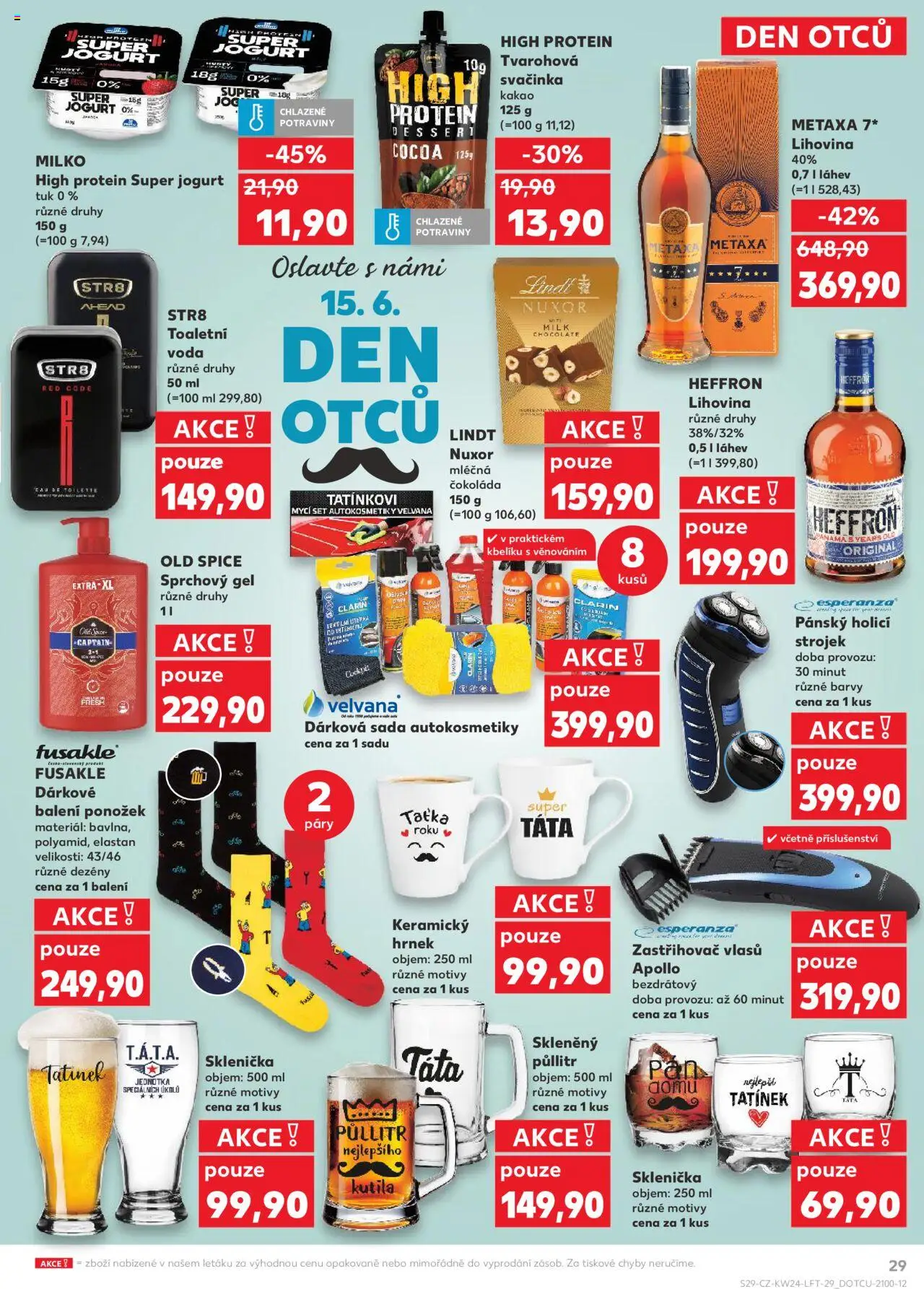 Kaufland leták - Chomutov od 11.06.2025 | Strana: 29 | Produkty: Sklenička, Lindt, Hrnek, Toaletní voda