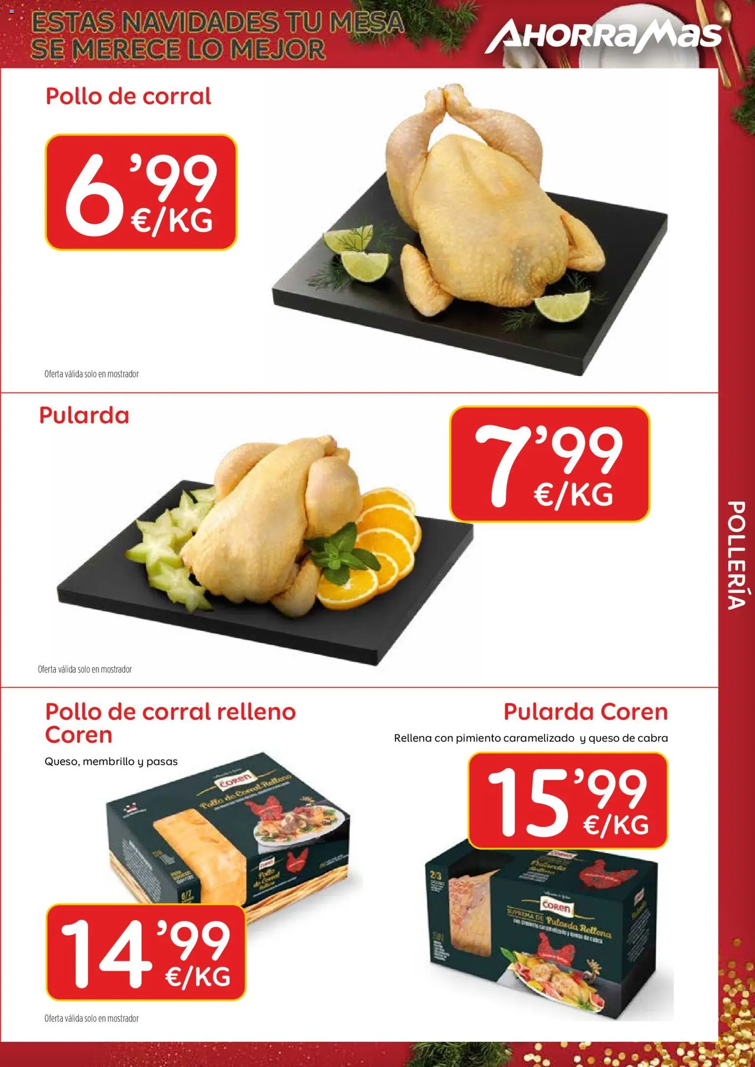 AhorraMas folleto │ válido desde el 18.12.2025 | Página: 5 | Productos: Queso, Κάδος απορρυμάτων, Mesa