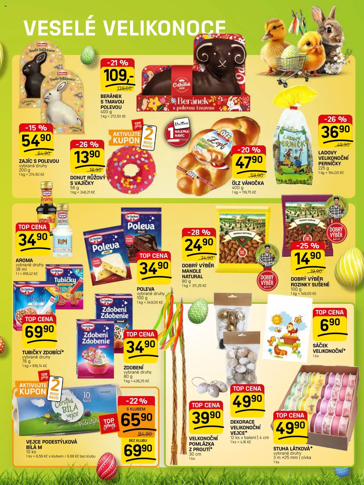 Flop leták - FlopTop od 25.03.2026 | Strana: 7 | Produkty: Rozinky, Vánočka, Body, Dekorace