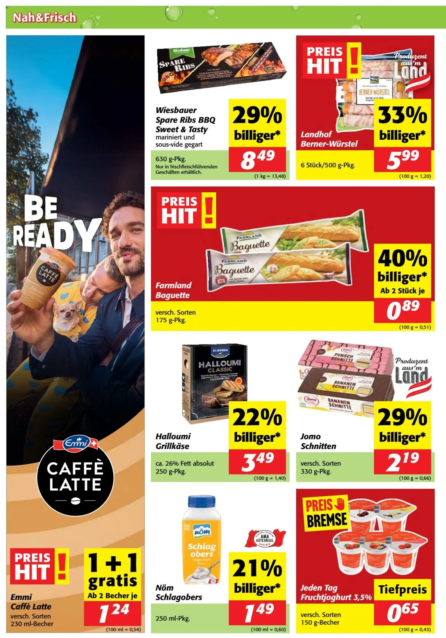 Nah und Frisch Flugblatt gültig ab 29.04.2026 | Seite: 2 | Produkte: Jääkaappipakastin, Bananen