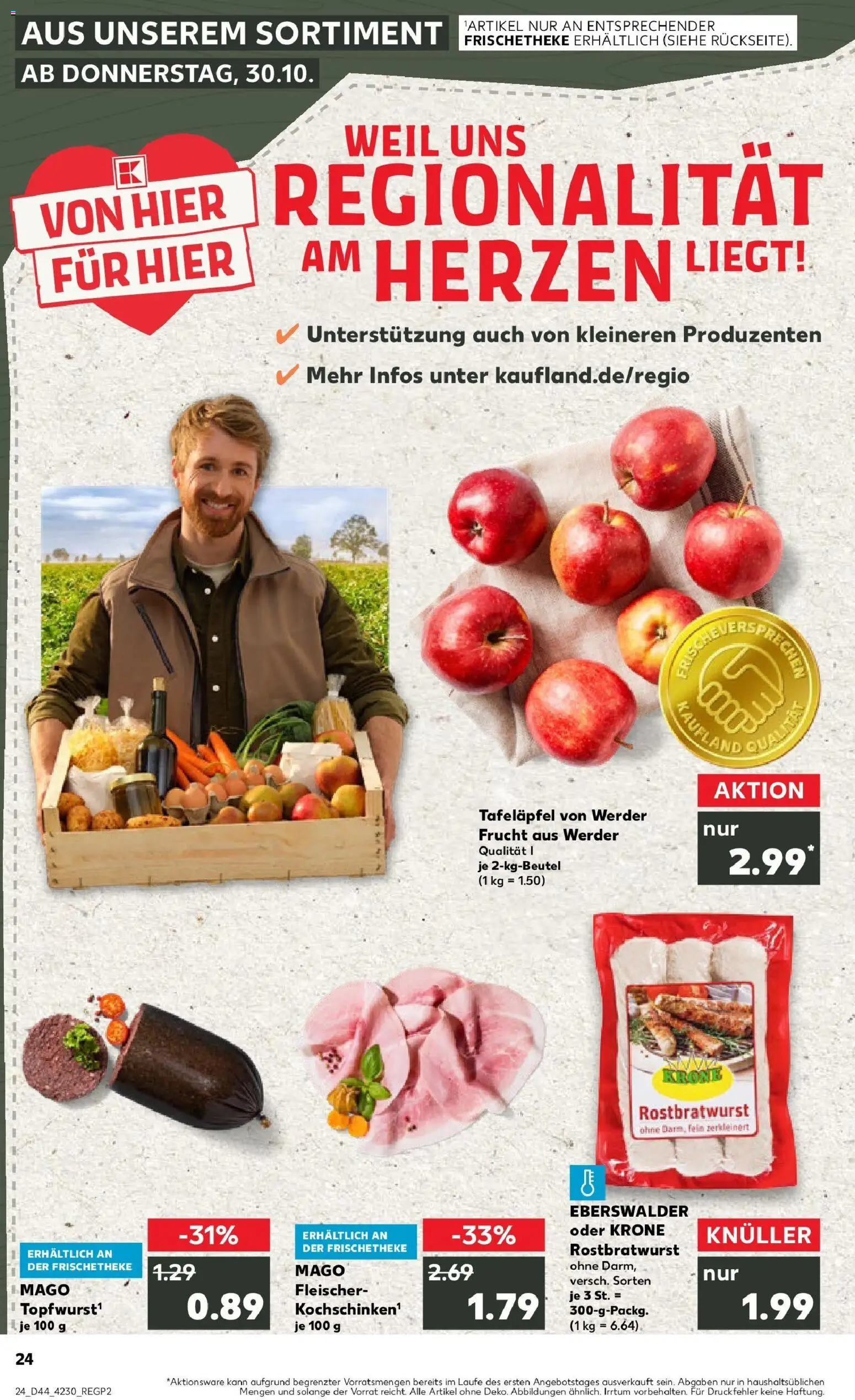 Kaufland prospekt Ludwigsfelde	 – gültig ab 30.10.2025 | Seite: 24