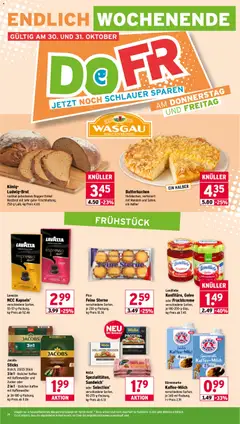 Wasgau Prospekt 	 ab 27.10.2025 gültig | Seite: 24 | Produkte: Lavazza, Mandeln, Zucker, Erdbeeren